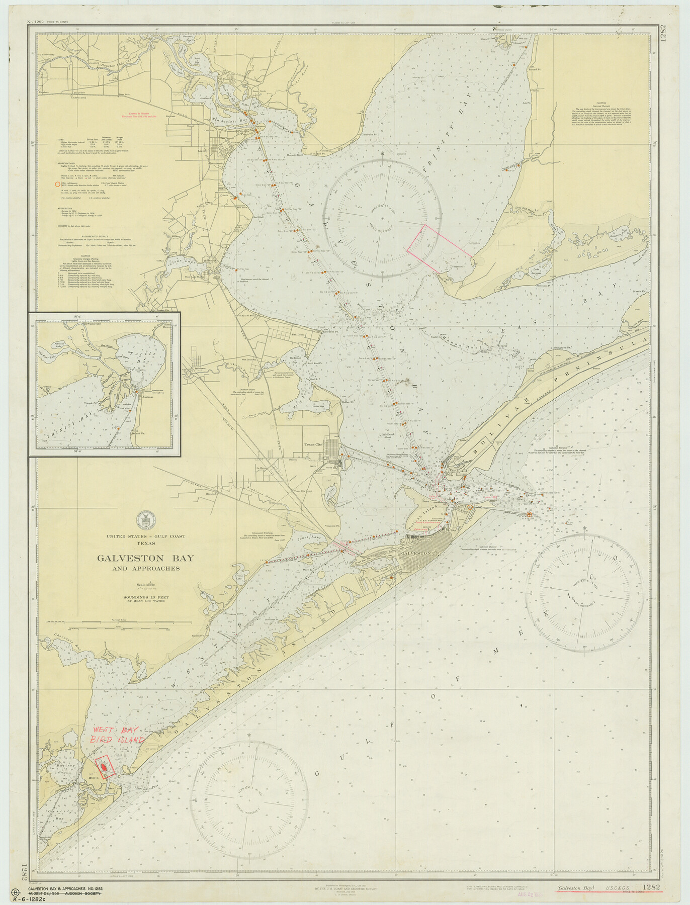 69875, Galveston Bay and Approaches, General Map Collection