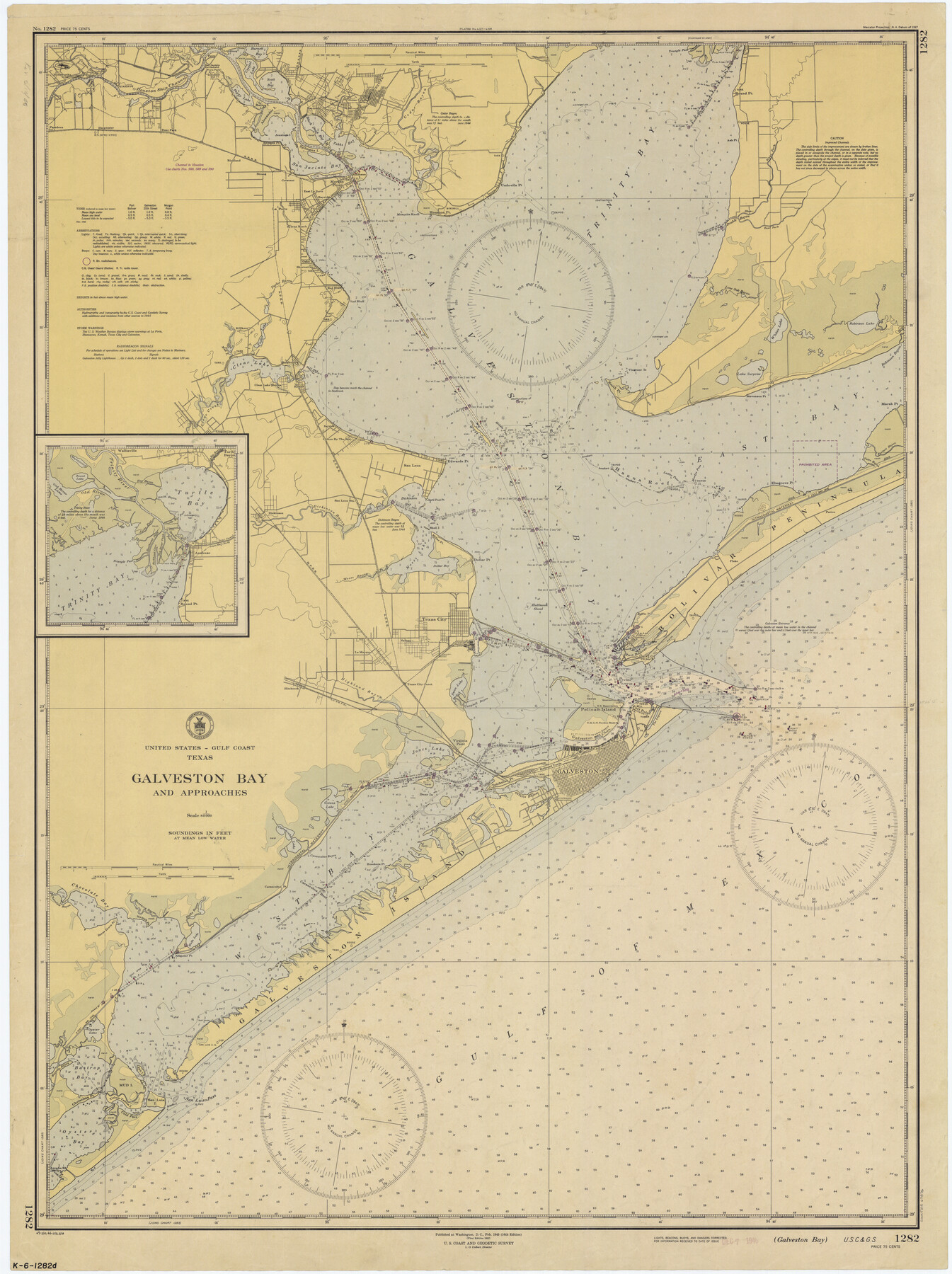 69876, Galveston Bay and Approaches, General Map Collection