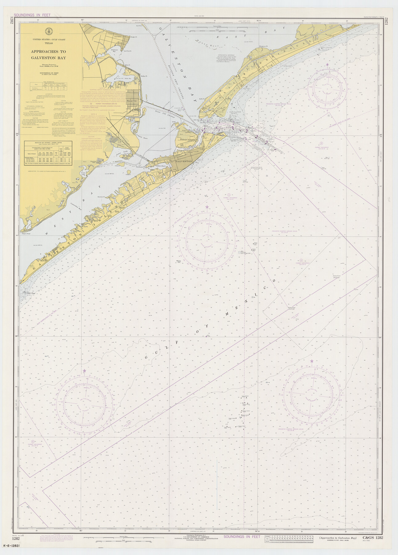 69881, Approaches to Galveston Bay, General Map Collection