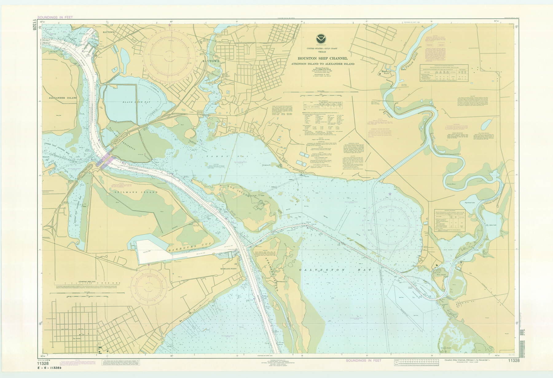 69904, Houston Ship Channel, Atkinson Island to Alexander Island, General Map Collection