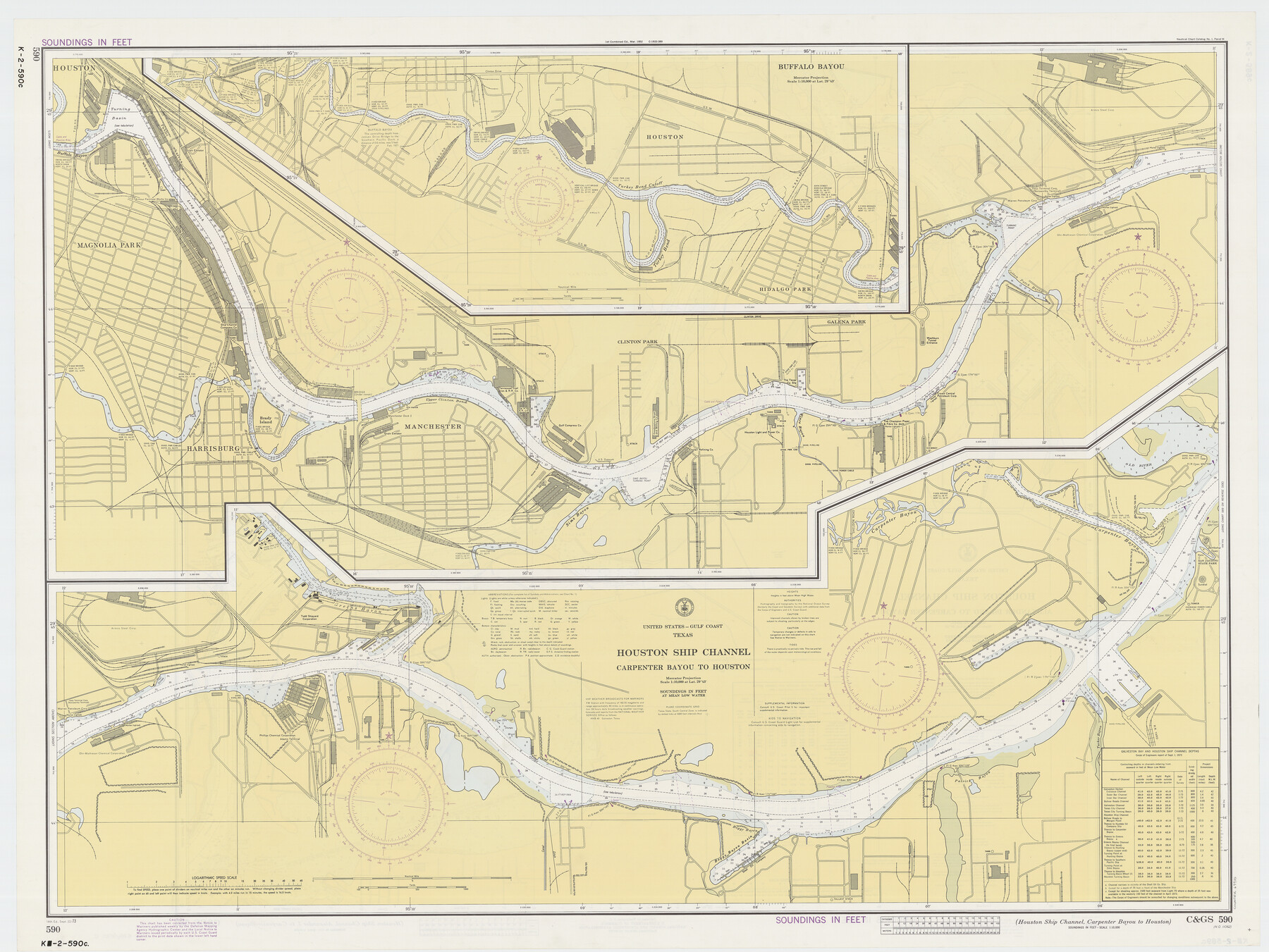 69910, Houston Ship Channel, Alexander Island to Carpenter Bayou, General Map Collection