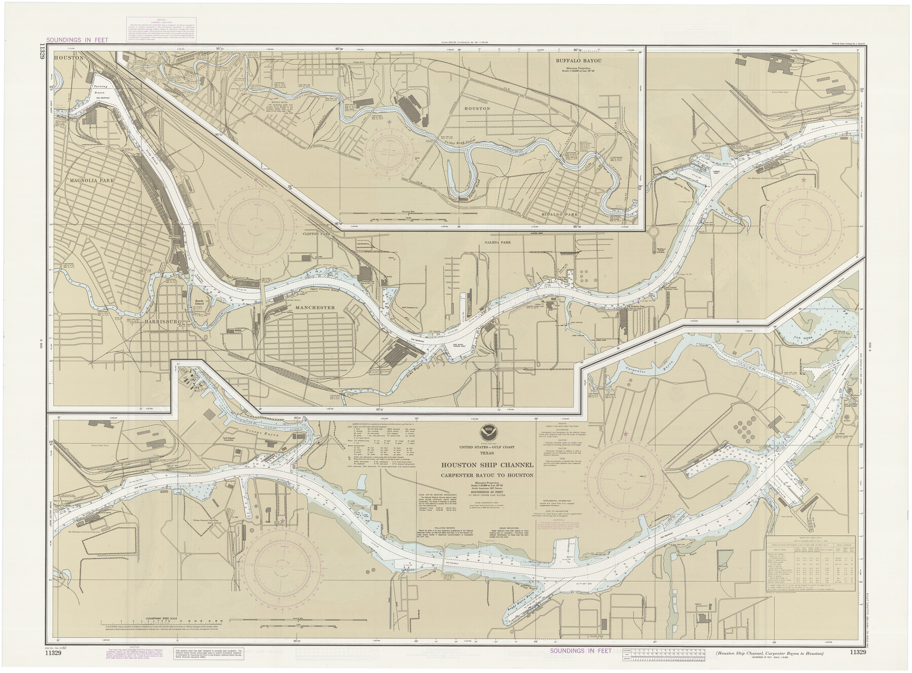69914, Houston Ship Channel, Alexander Island to Carpenter Bayou, General Map Collection
