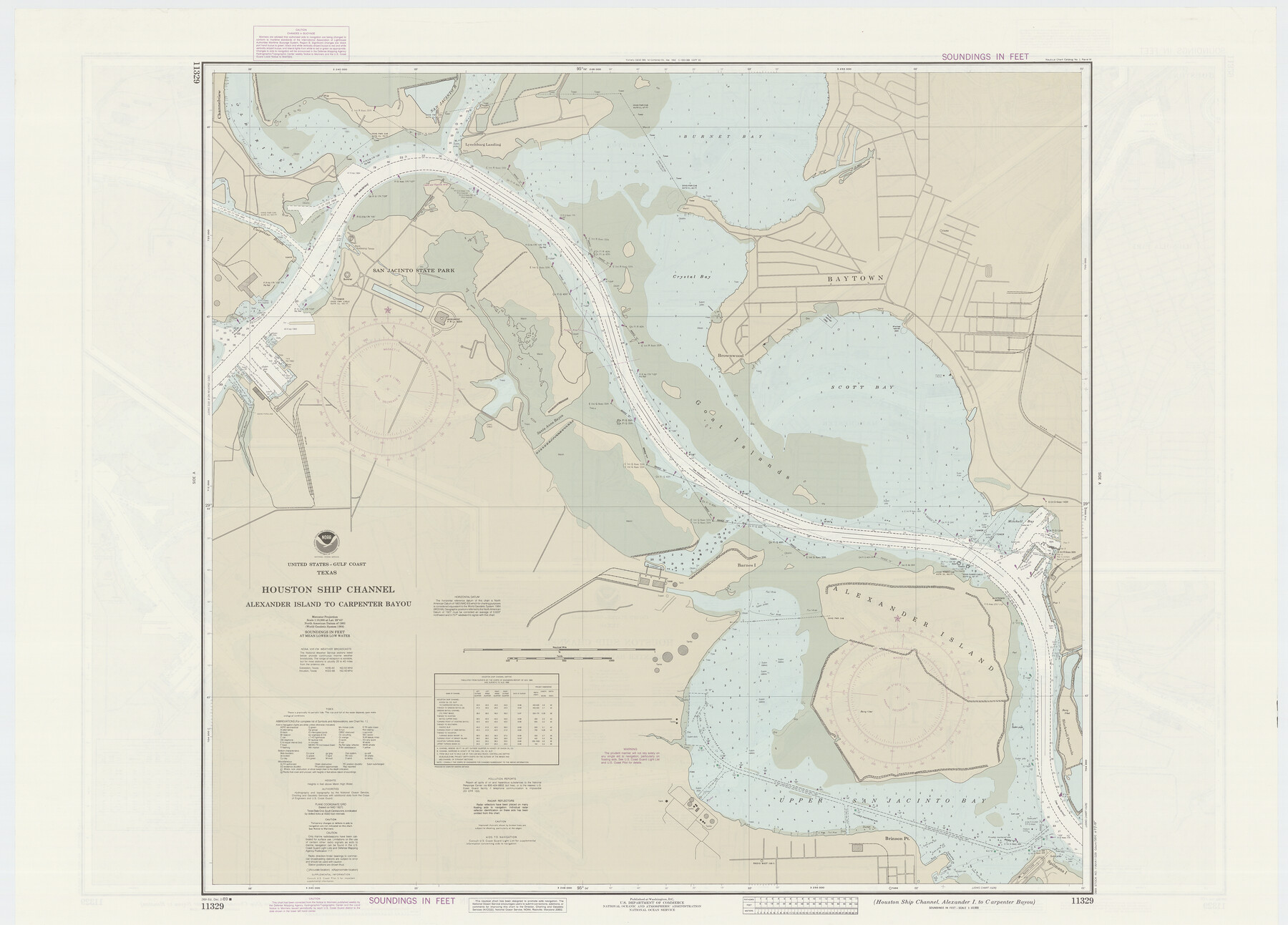 69915, Houston Ship Channel, Alexander Island to Carpenter Bayou, General Map Collection