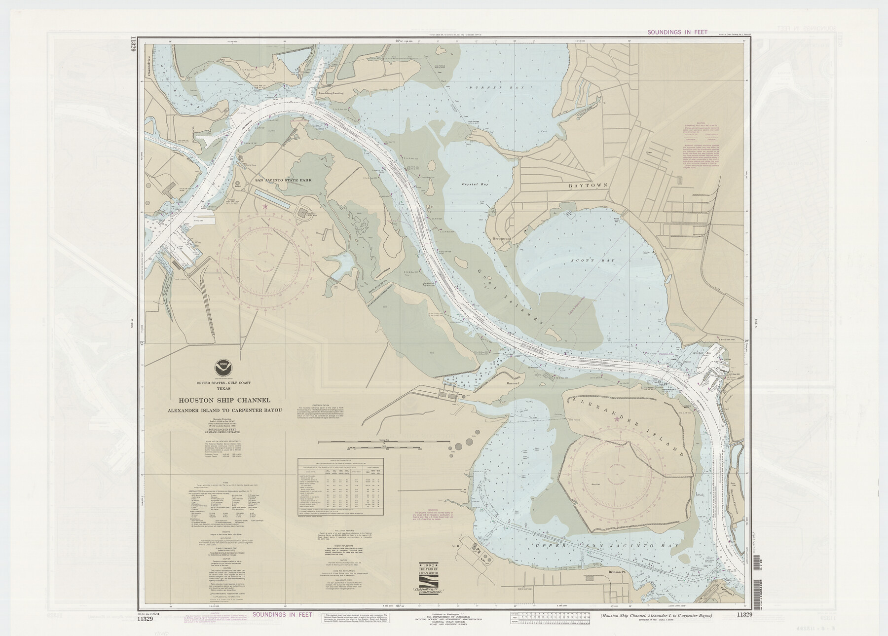 69917, Houston Ship Channel, Alexander Island to Carpenter Bayou, General Map Collection