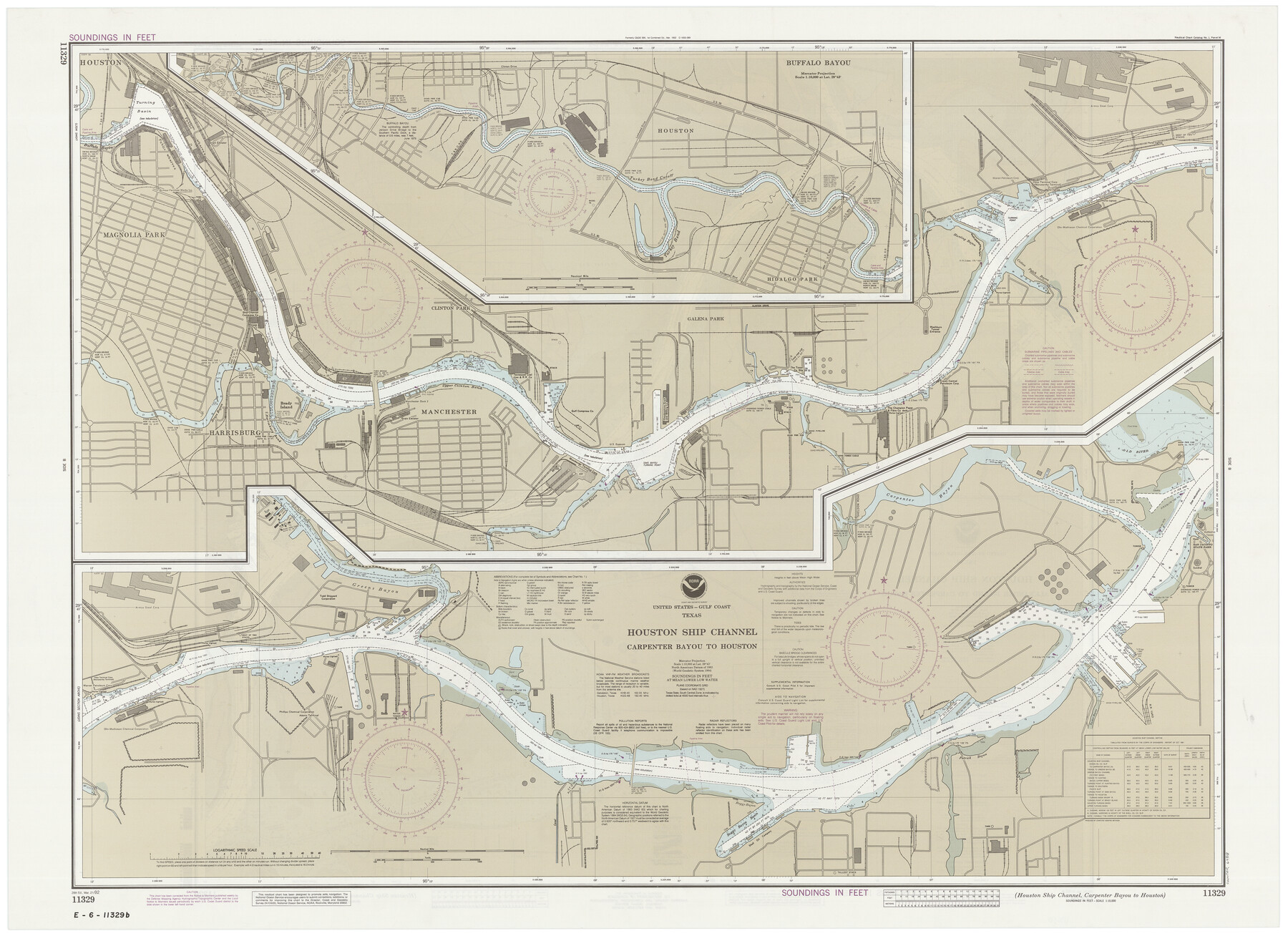 69918, Houston Ship Channel, Alexander Island to Carpenter Bayou, General Map Collection
