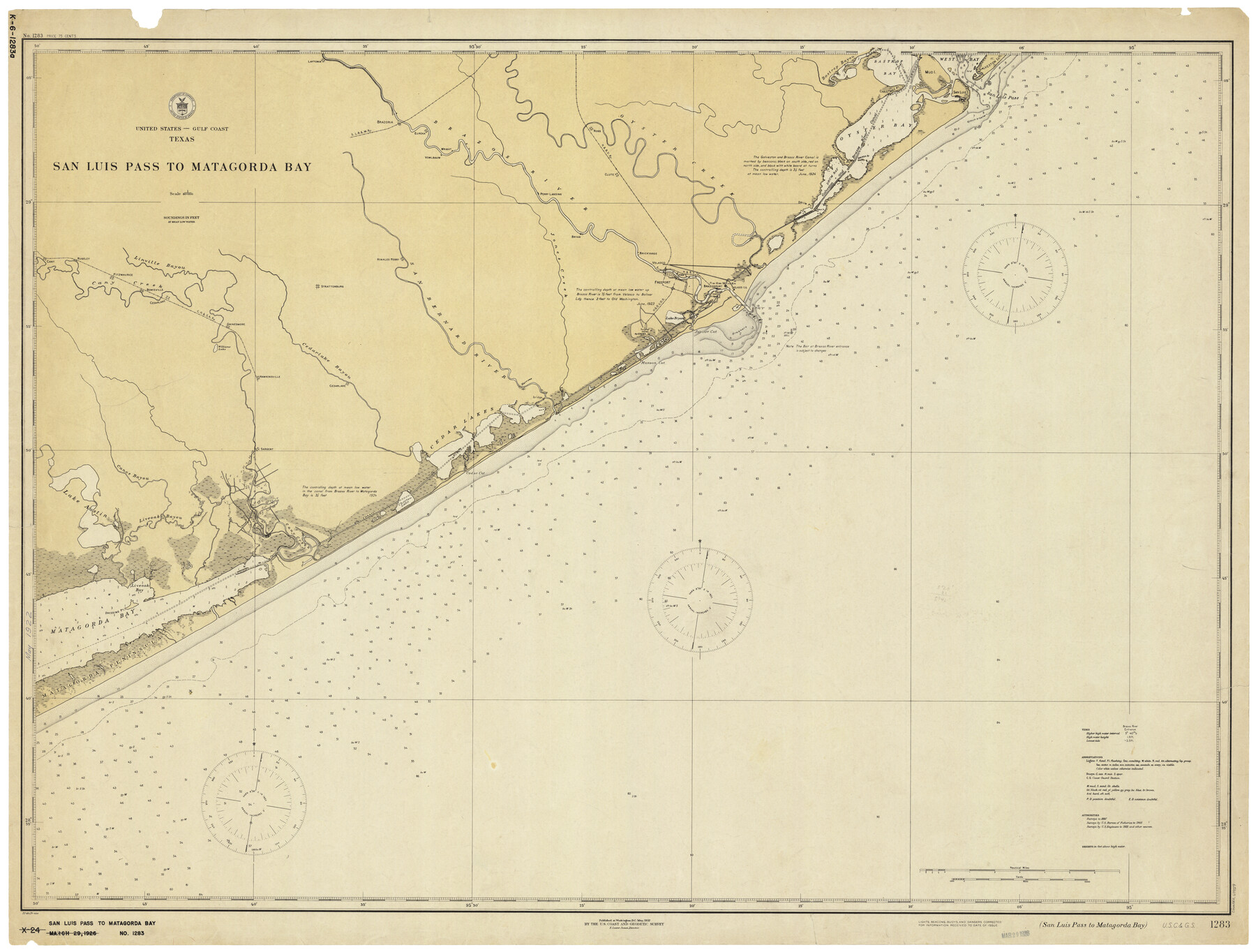 69959, San Luis Pass to Matagorda Bay, General Map Collection
