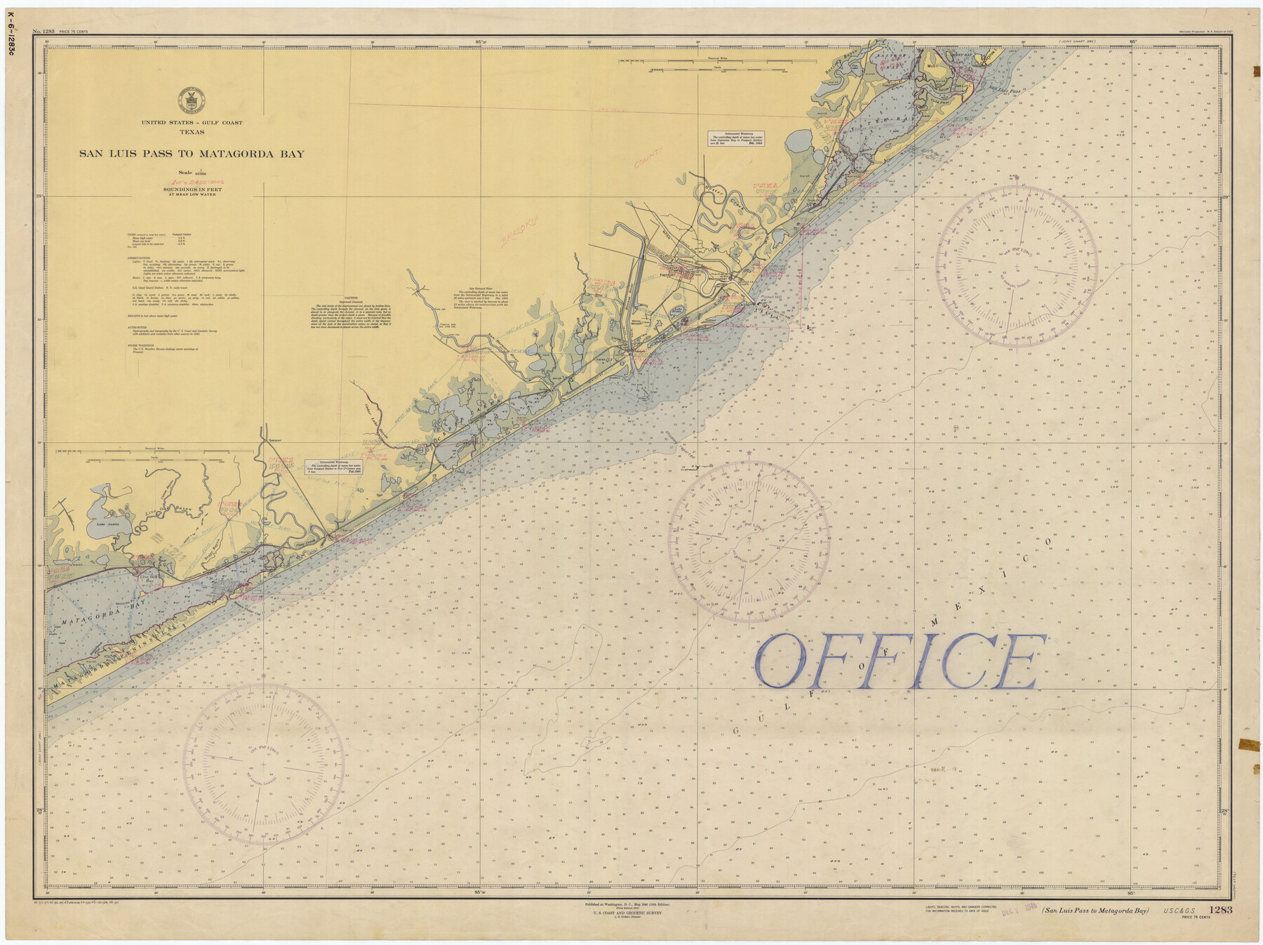 69961, San Luis Pass to Matagorda Bay, General Map Collection