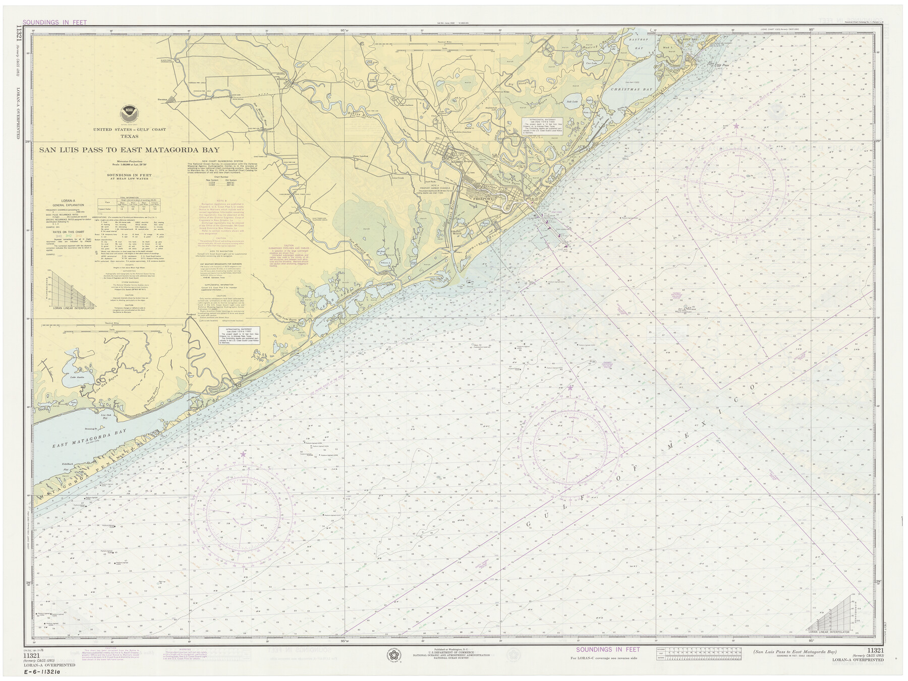69969, San Luis Pass to East Matagorda Bay, General Map Collection

