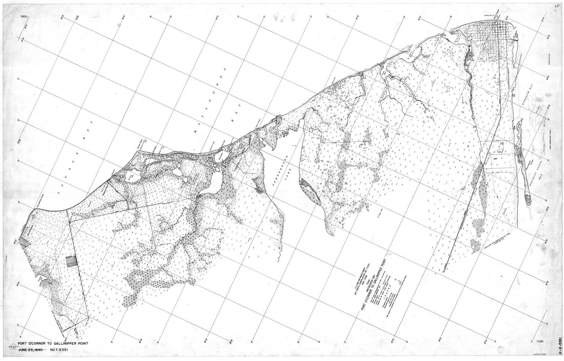 69985, Texas, Matagorda Bay, Port O'Connor to Gallinipper Point, General Map Collection