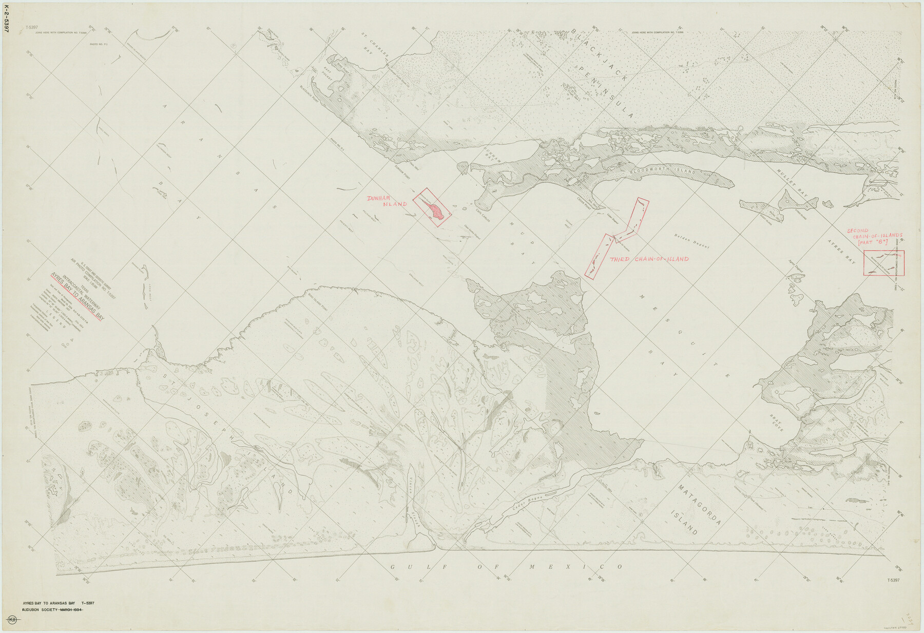 69997, Texas, Intracoastal Waterway, Ayres Bay to Aransas Bay, General Map Collection