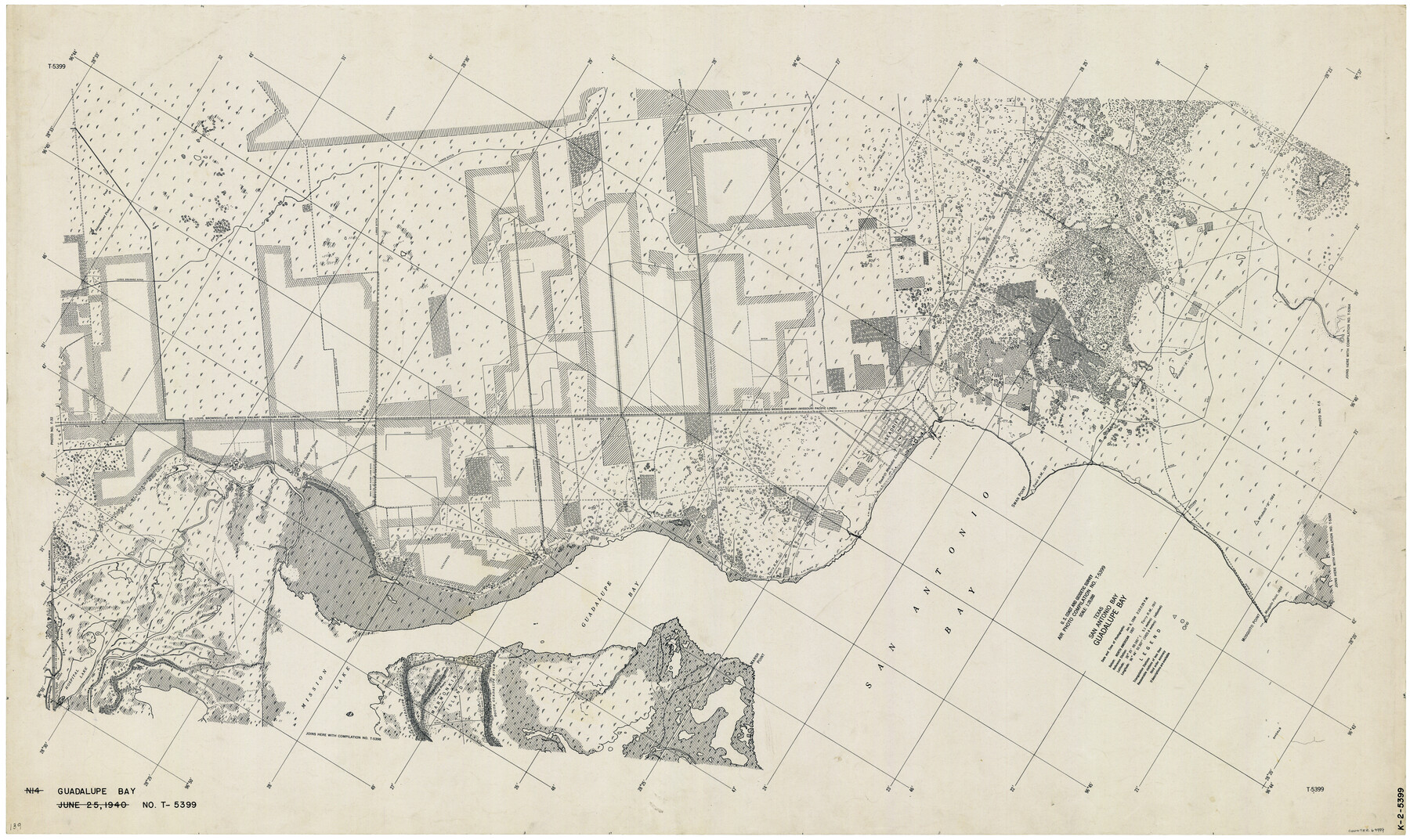 69999, Texas, San Antonio Bay, Guadalupe Bay, General Map Collection
