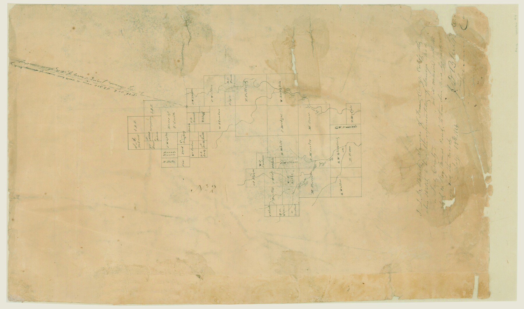 7, [Surveys along Trinity River], General Map Collection