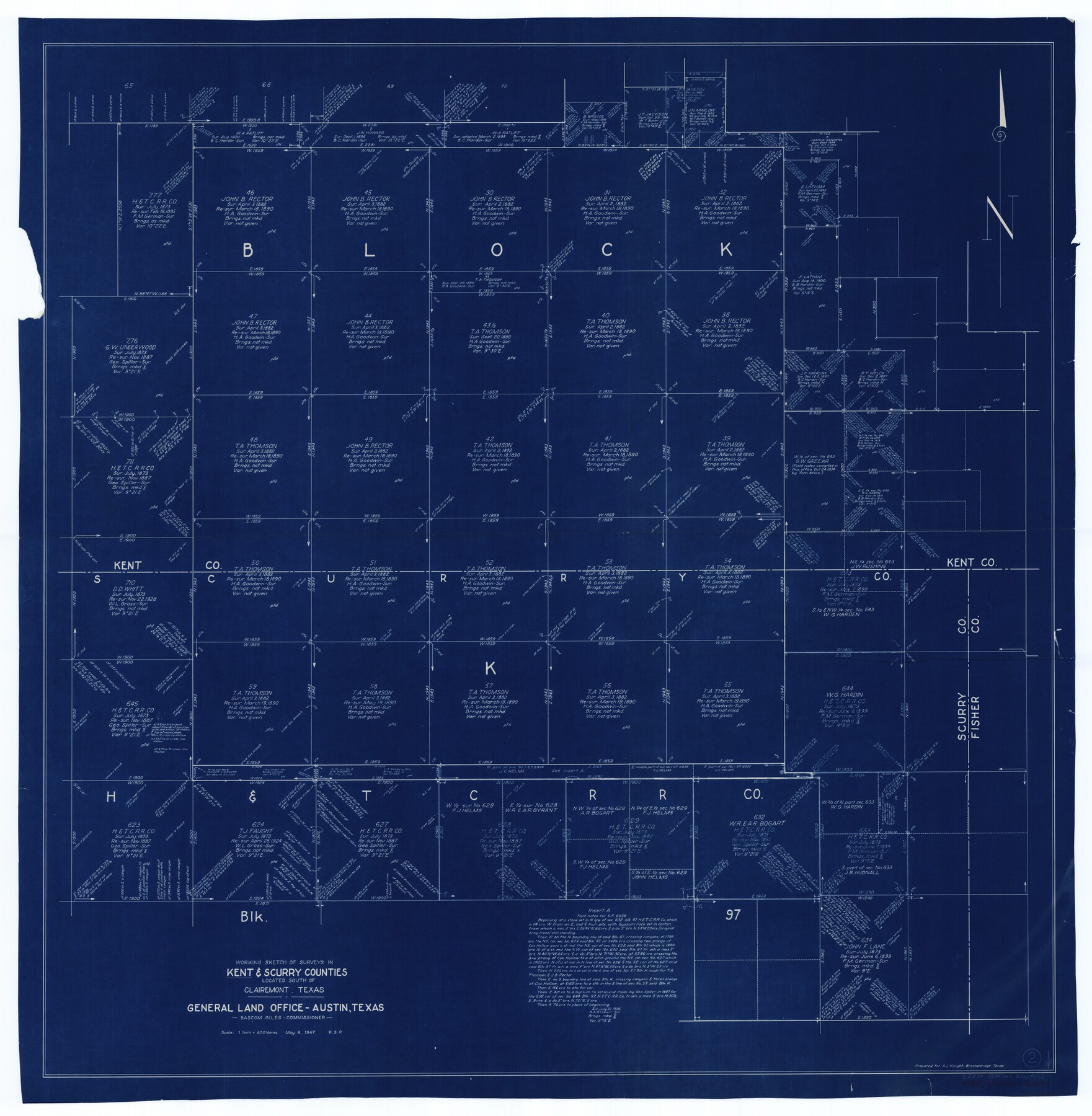 70008, Kent County Working Sketch 2, General Map Collection