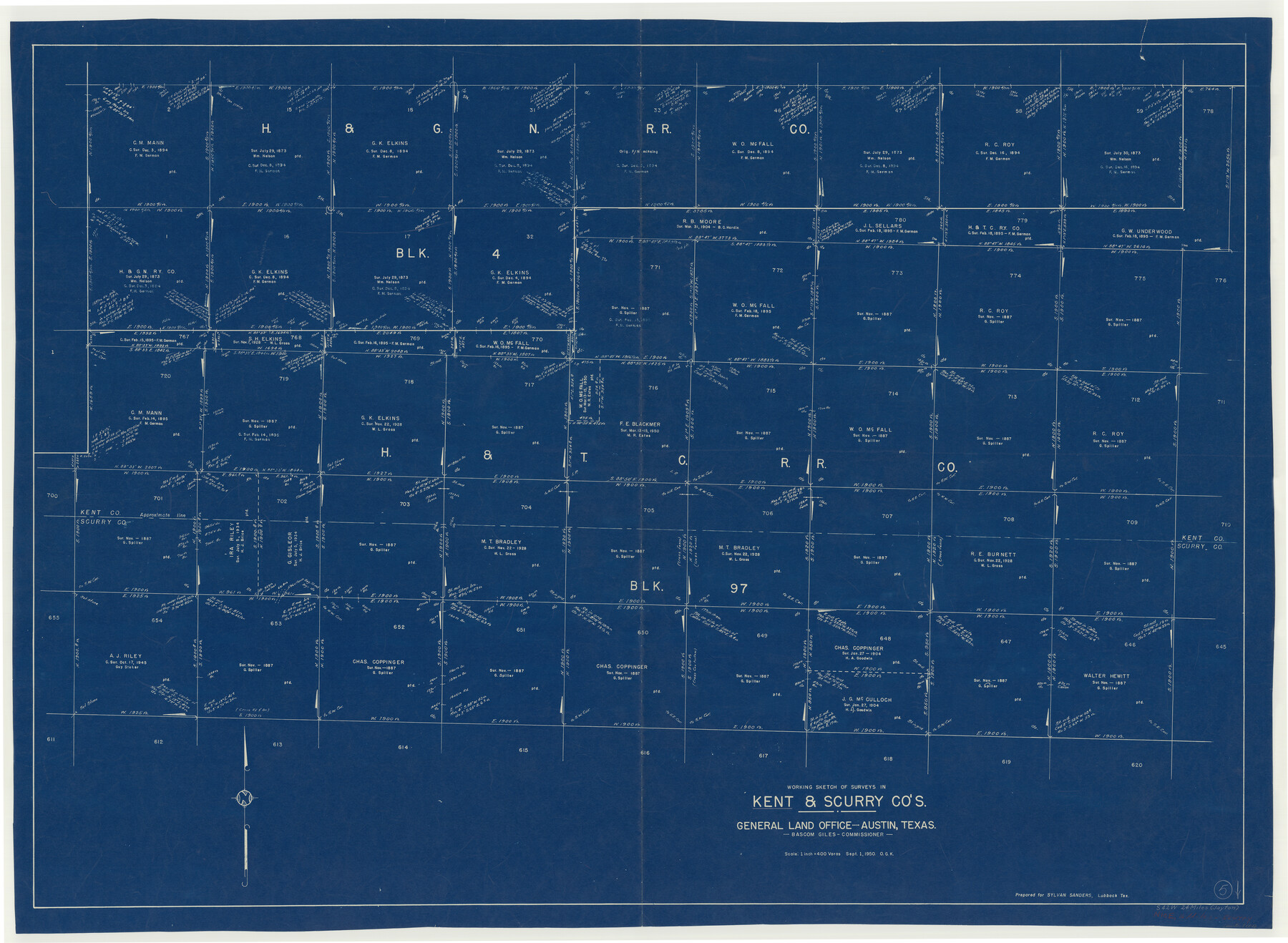 70012, Kent County Working Sketch 5, General Map Collection