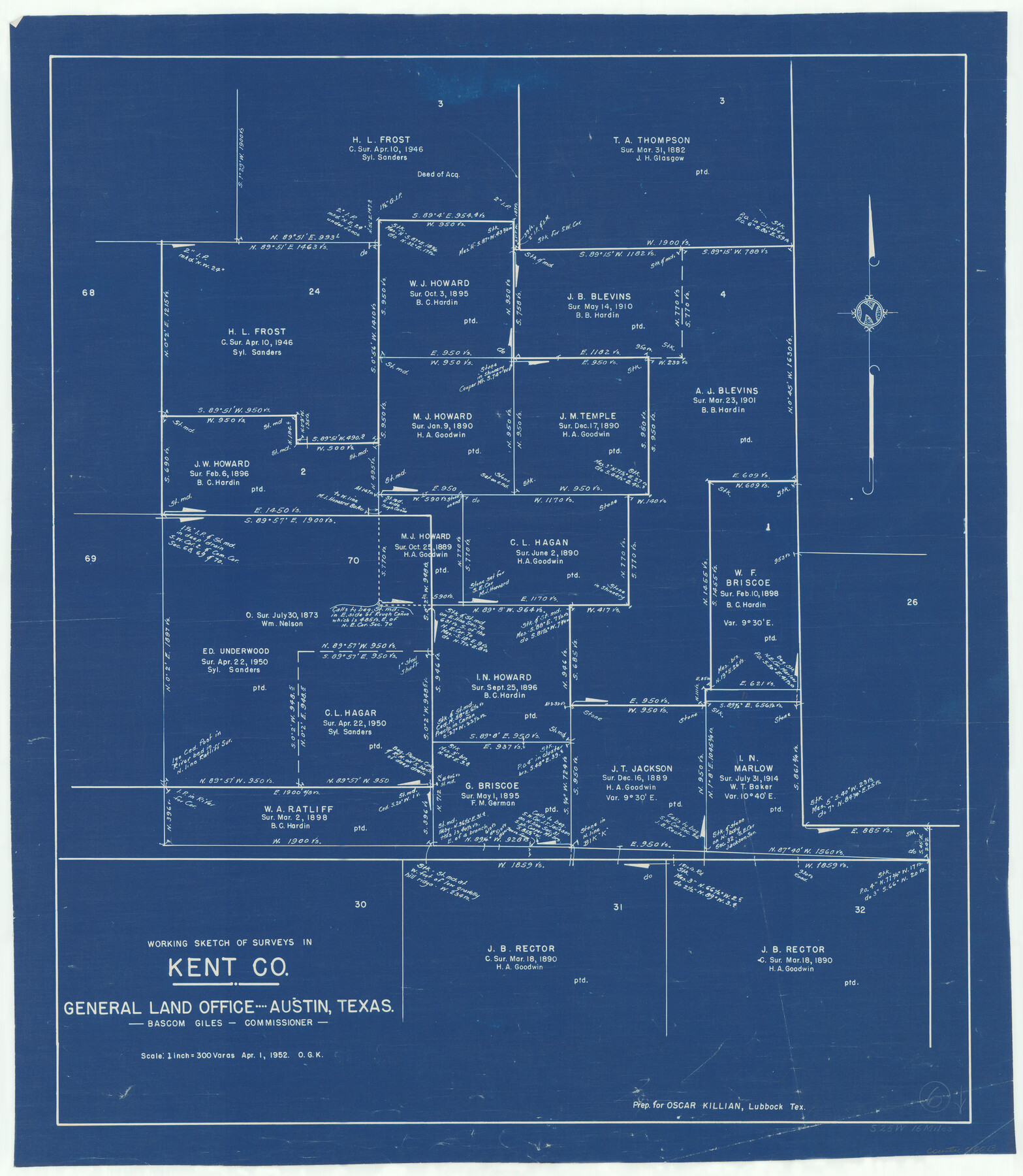 70013, Kent County Working Sketch 6, General Map Collection