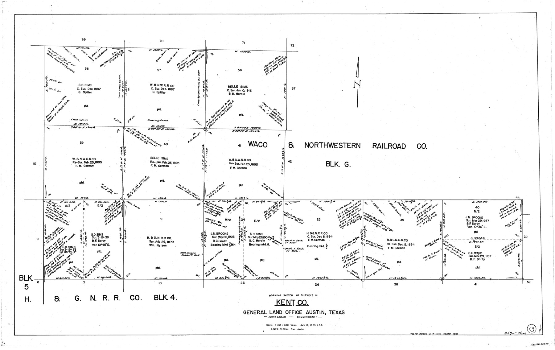 70020, Kent County Working Sketch 13, General Map Collection