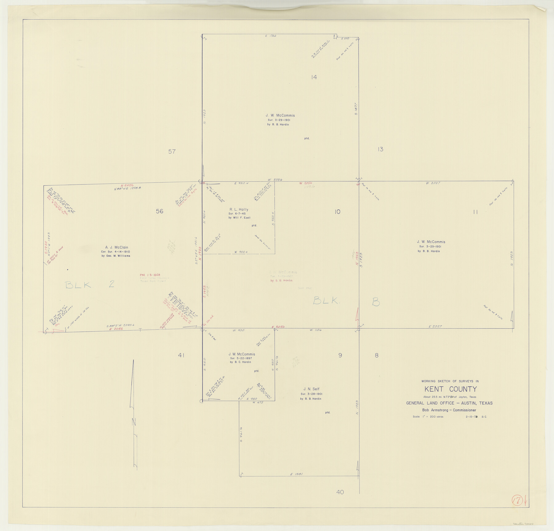 70024, Kent County Working Sketch 17, General Map Collection