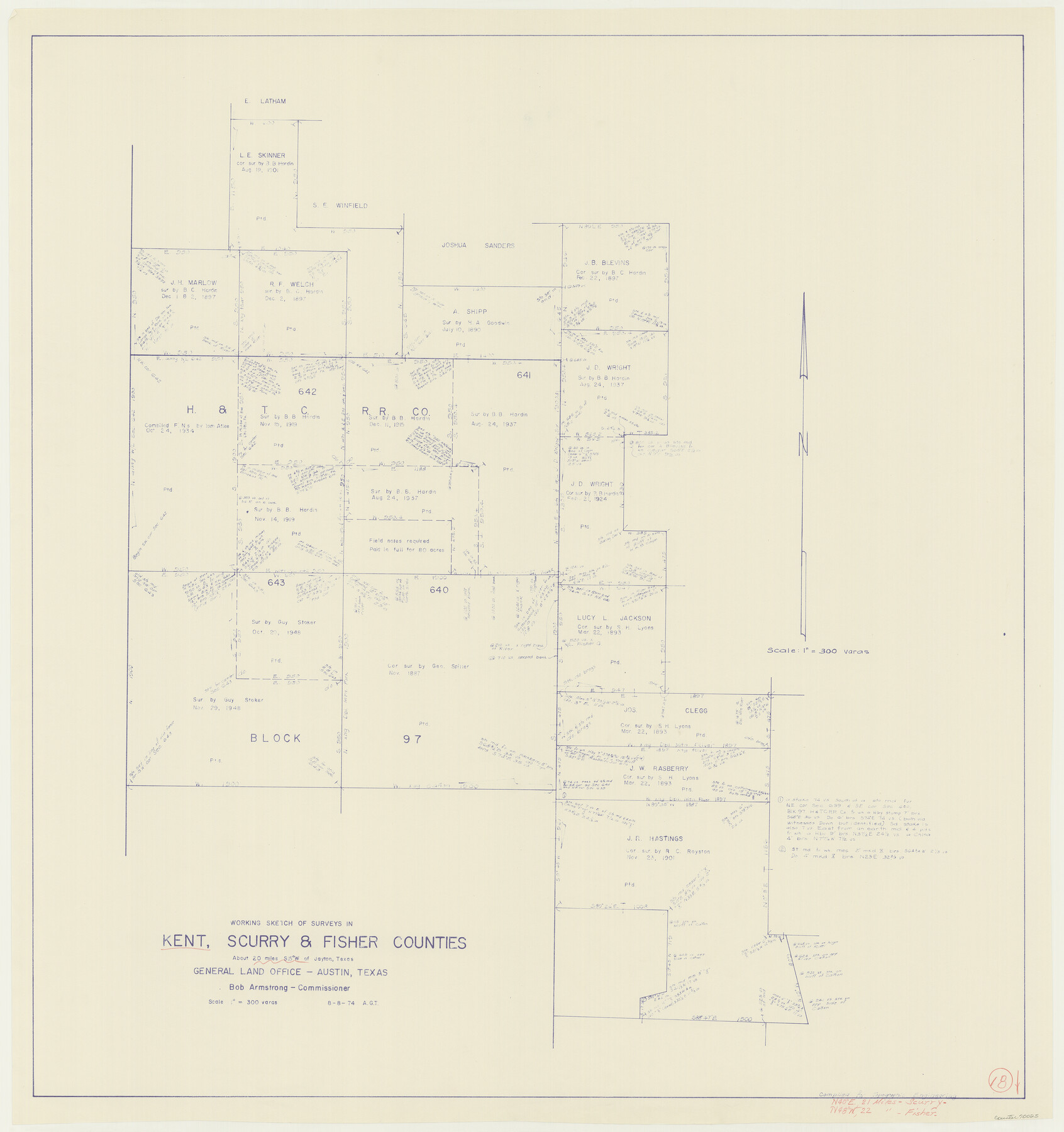 70025, Kent County Working Sketch 18, General Map Collection