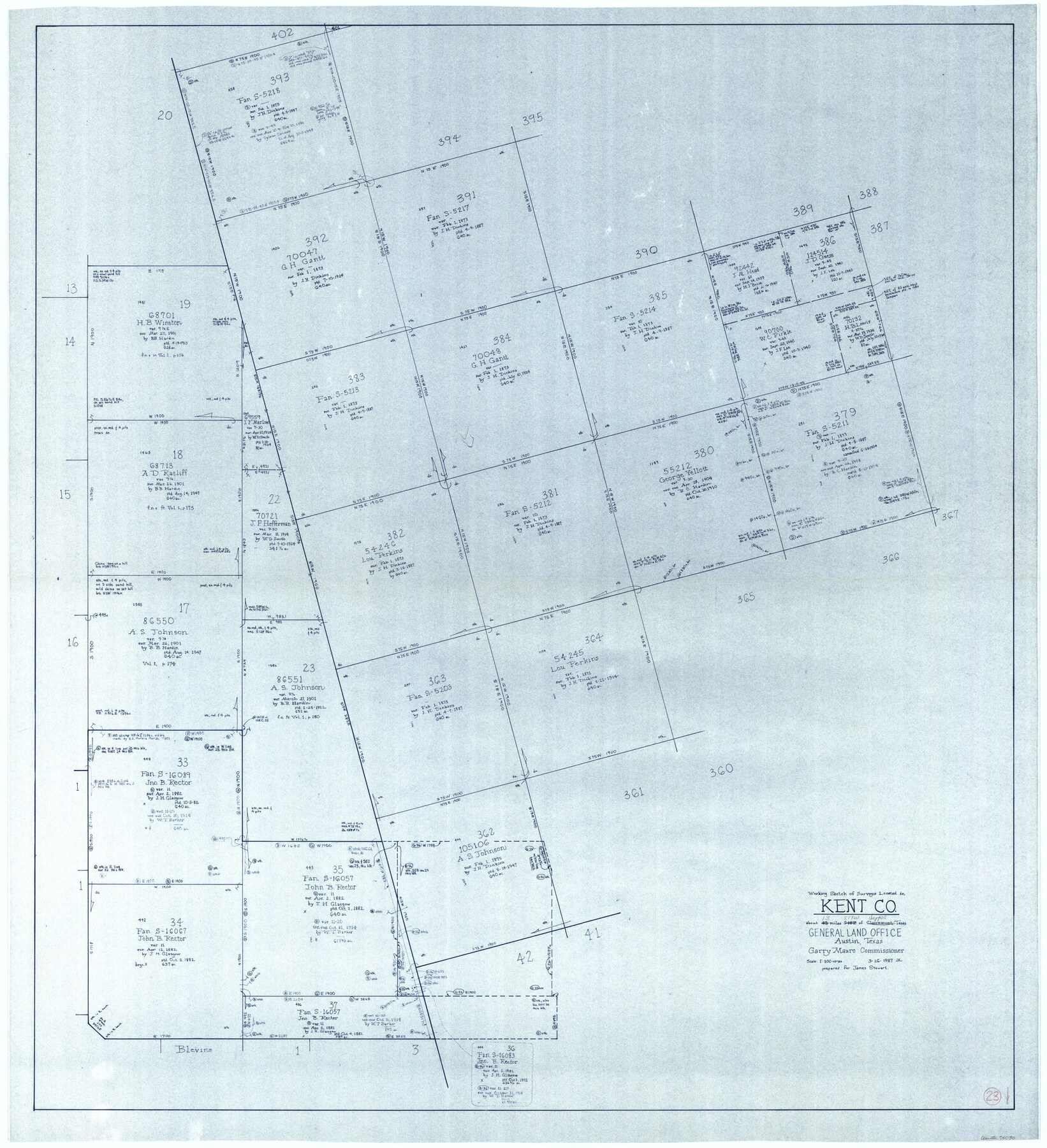 70030, Kent County Working Sketch 23, General Map Collection