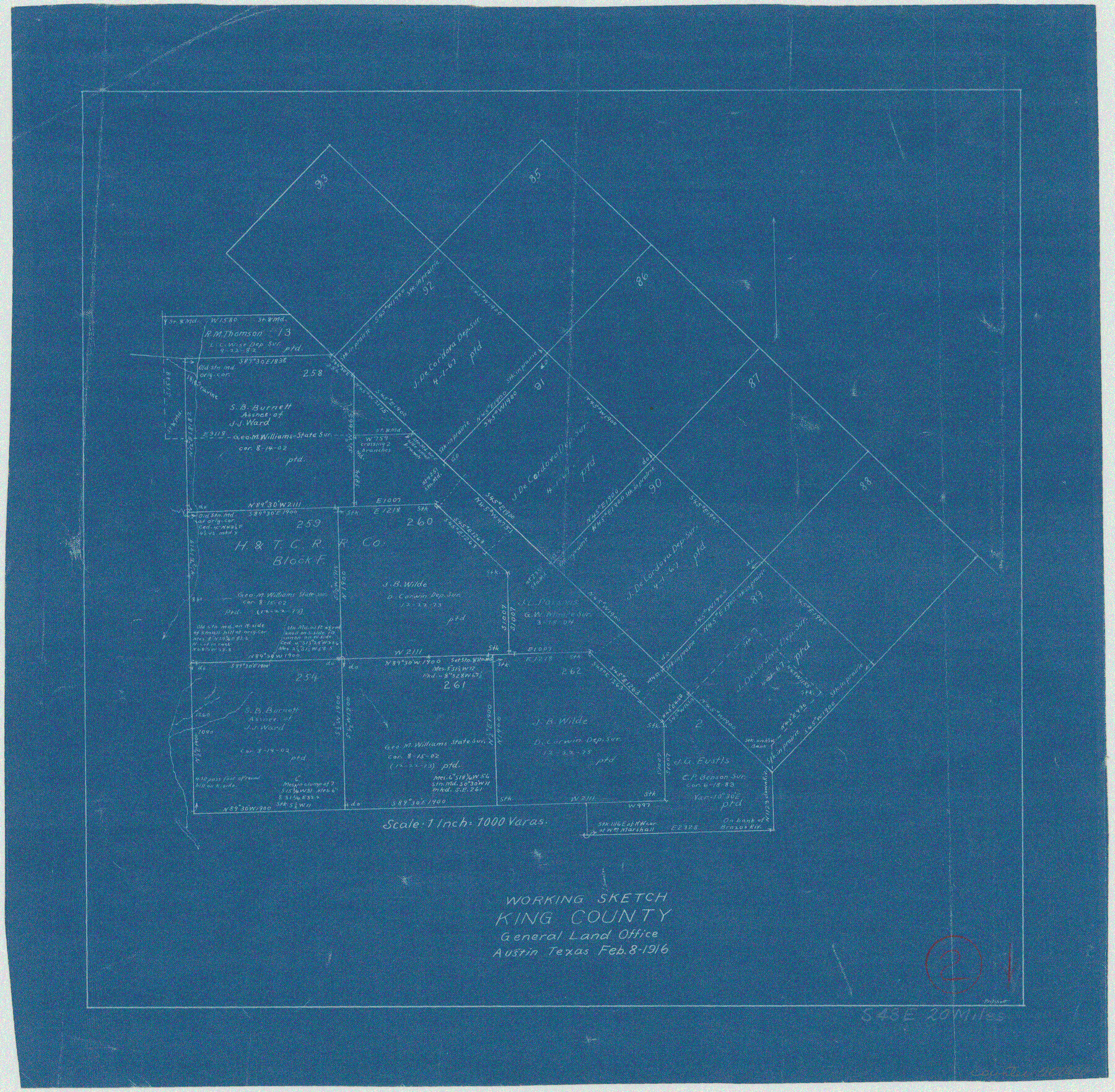 70166, King County Working Sketch 2, General Map Collection