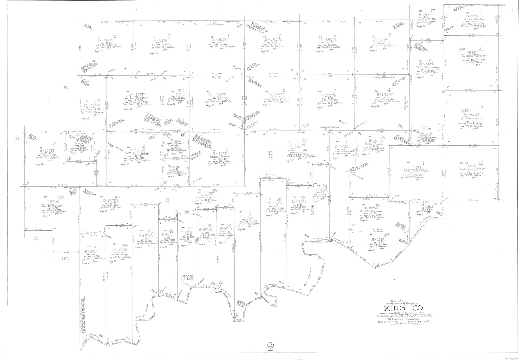 70179, King County Working Sketch 15, General Map Collection