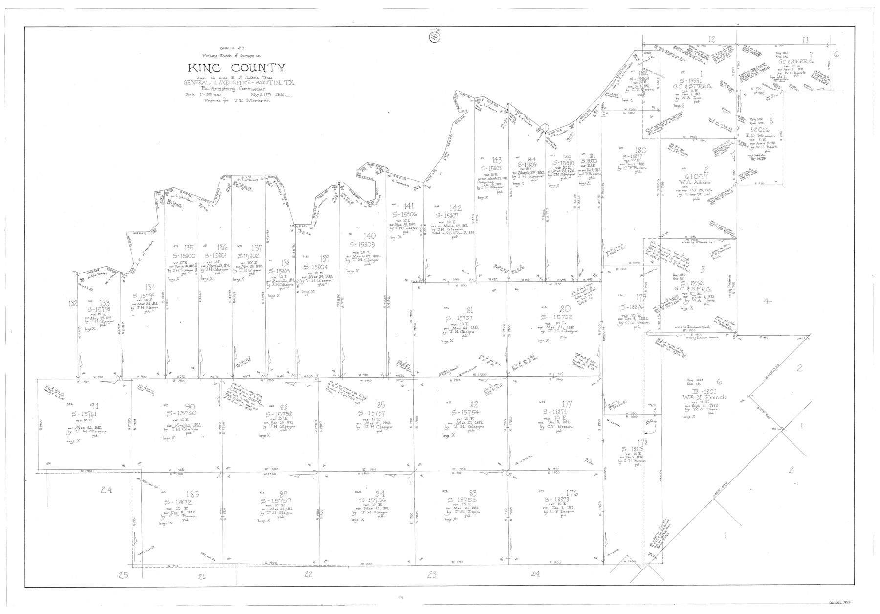 70180, King County Working Sketch 16, General Map Collection