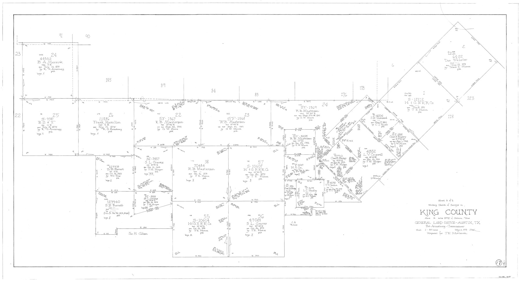 70181, King County Working Sketch 17, General Map Collection