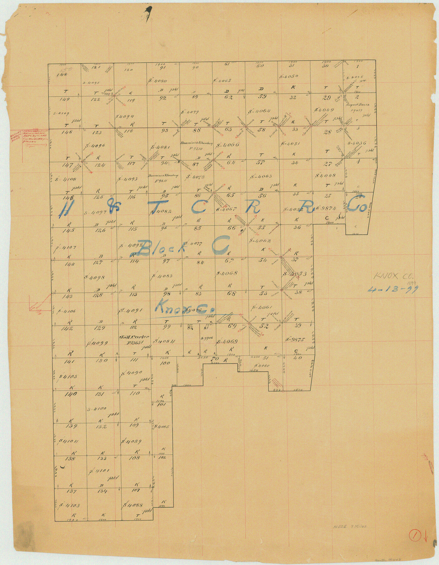 70243, Knox County Working Sketch 1, General Map Collection