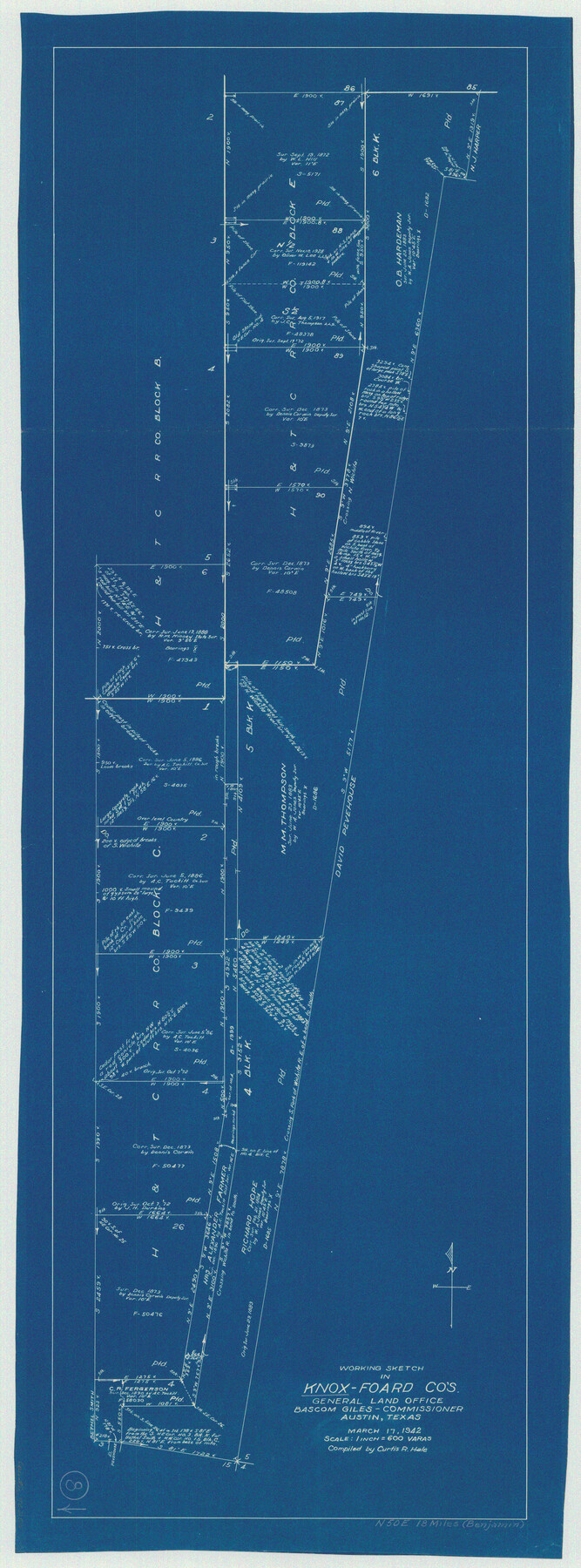 70250, Knox County Working Sketch 8, General Map Collection