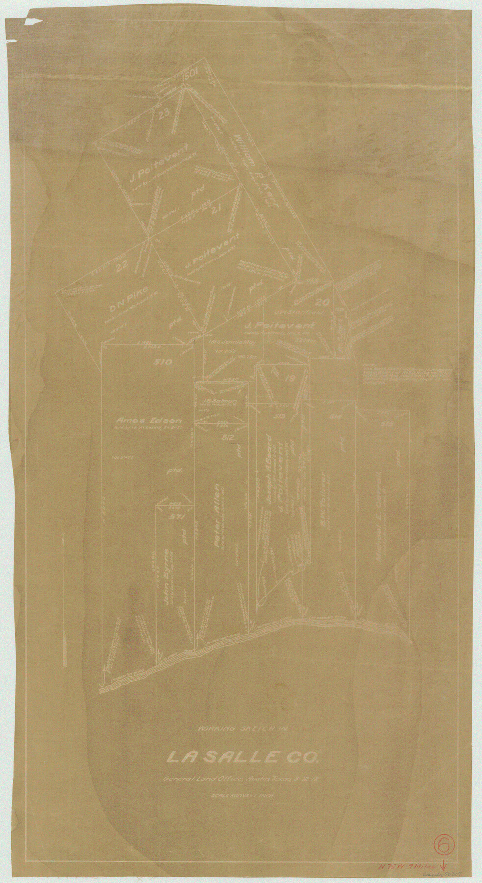 70307, La Salle County Working Sketch 6, General Map Collection