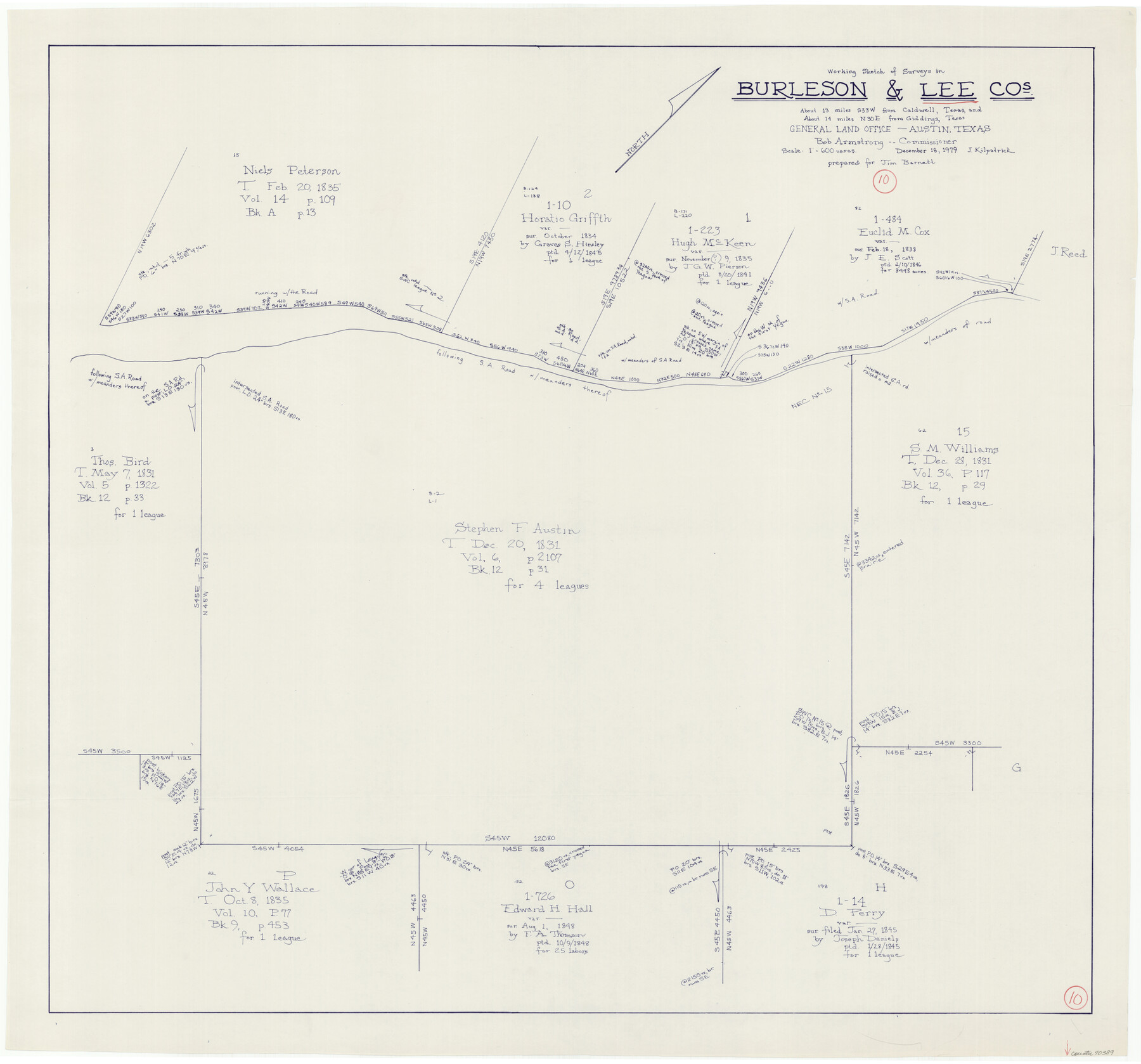 70389, Lee County Working Sketch 10, General Map Collection
