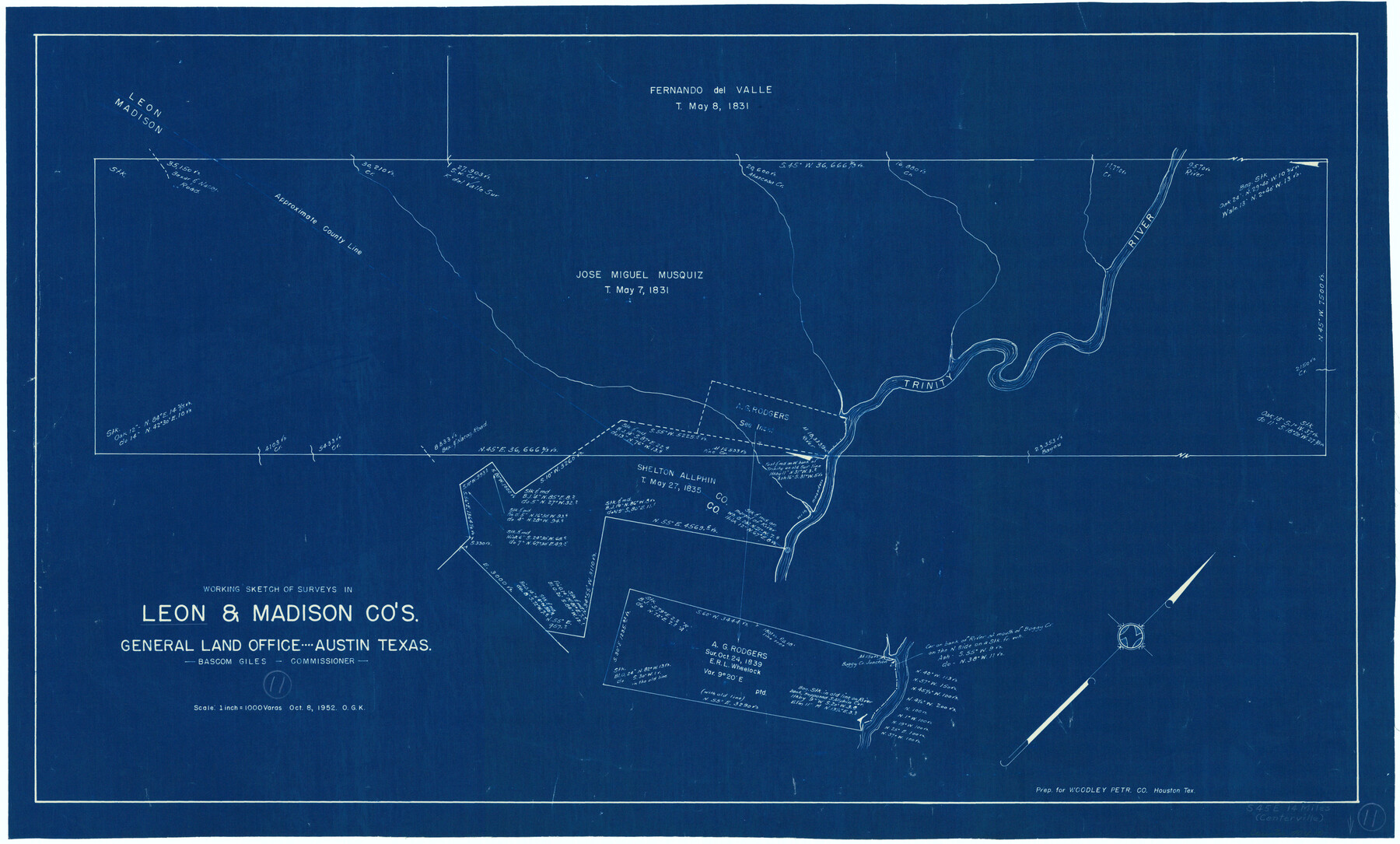 70410, Leon County Working Sketch 11, General Map Collection