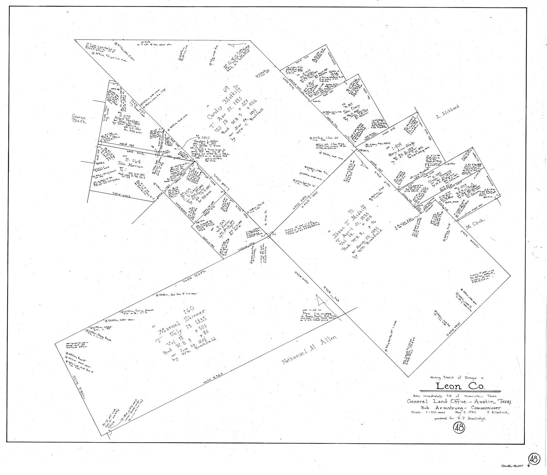 70447, Leon County Working Sketch 48, General Map Collection