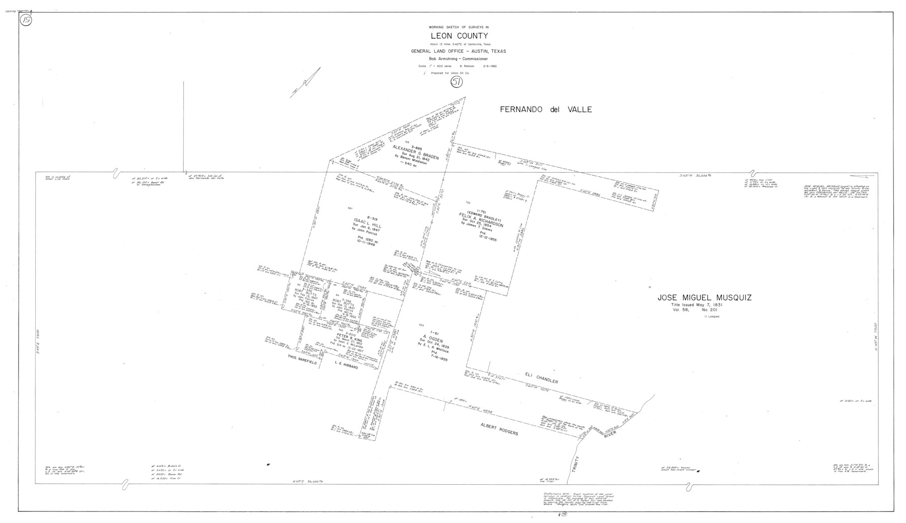 70450, Leon County Working Sketch 51, General Map Collection