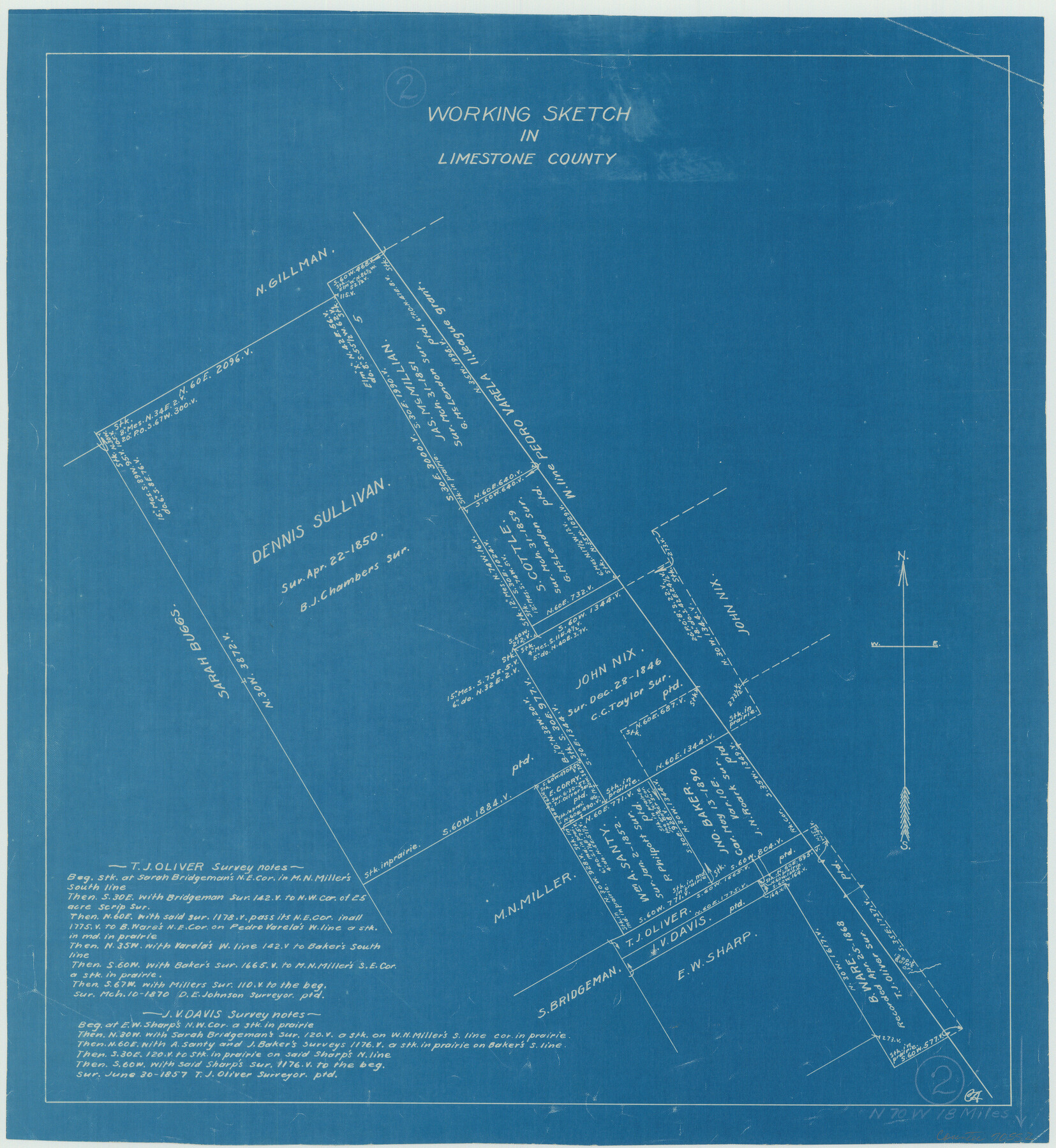 70552, Limestone County Working Sketch 2, General Map Collection