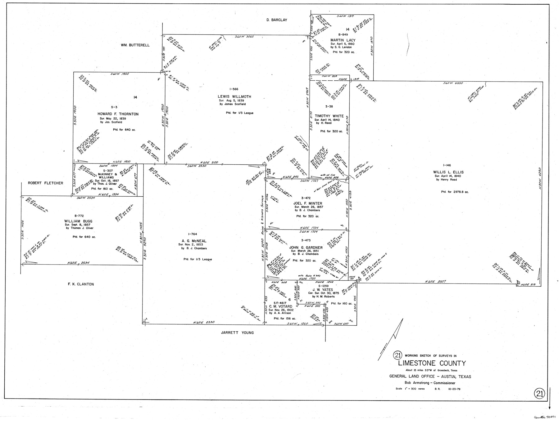 70571, Limestone County Working Sketch 21, General Map Collection