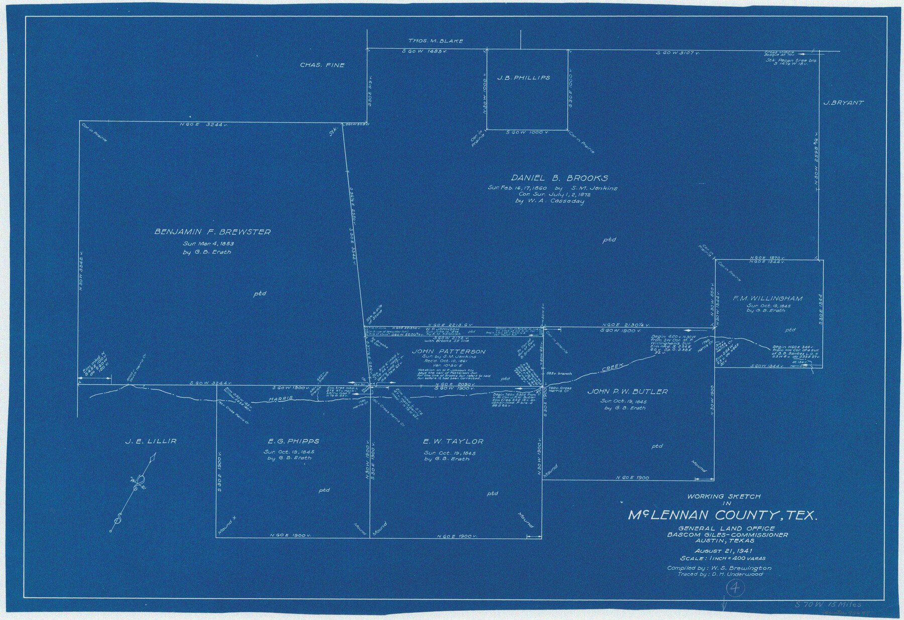 70697, McLennan County Working Sketch 4, General Map Collection