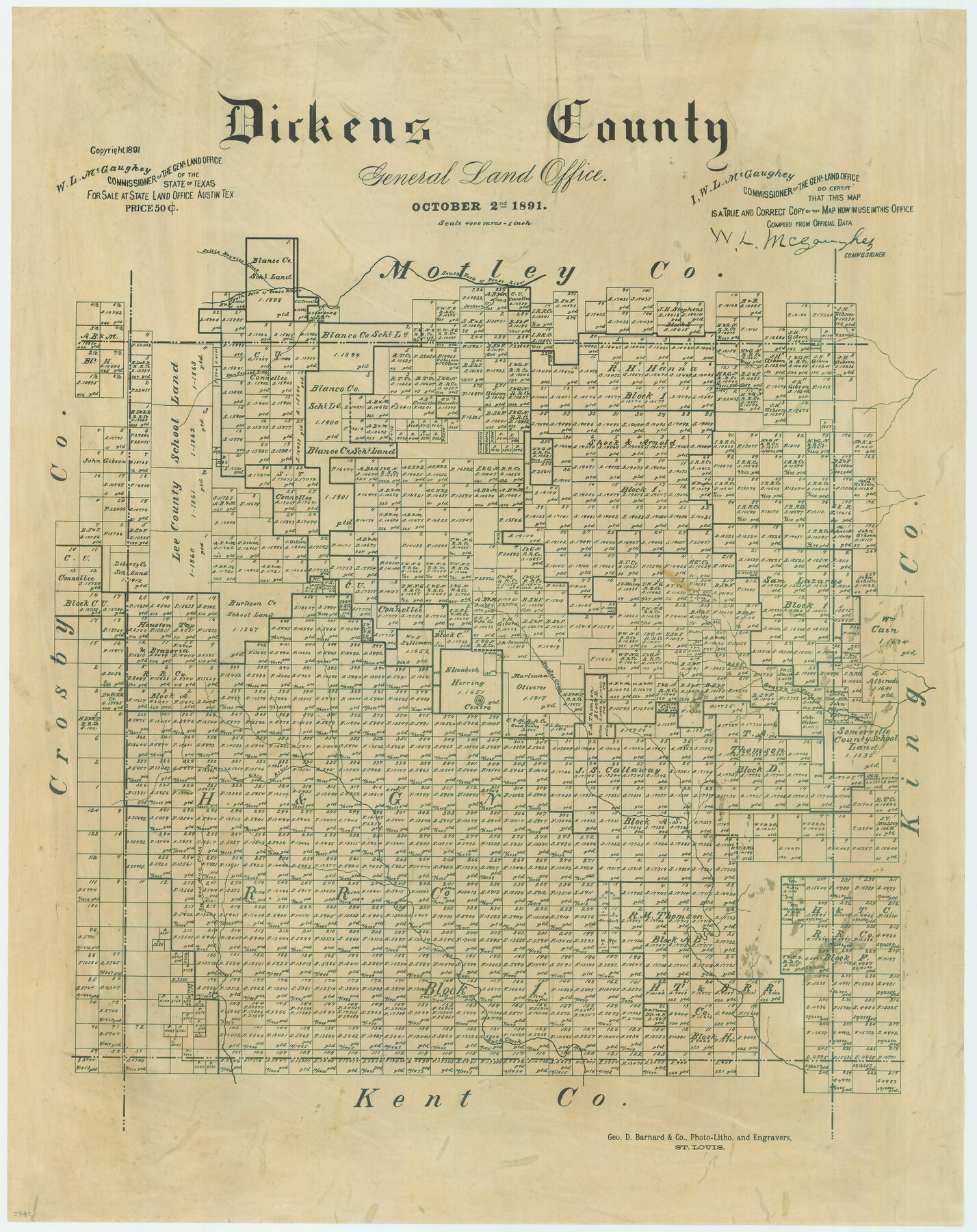 707, Dickens County, Texas, Maddox Collection