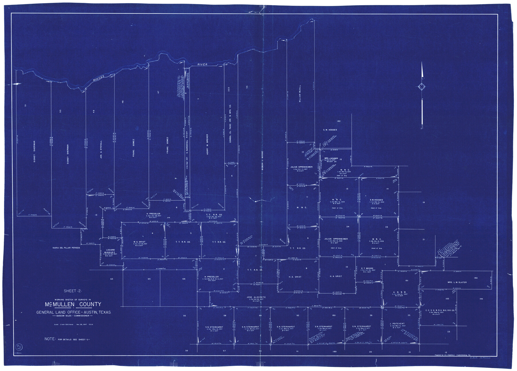70722, McMullen County Working Sketch 21, General Map Collection
