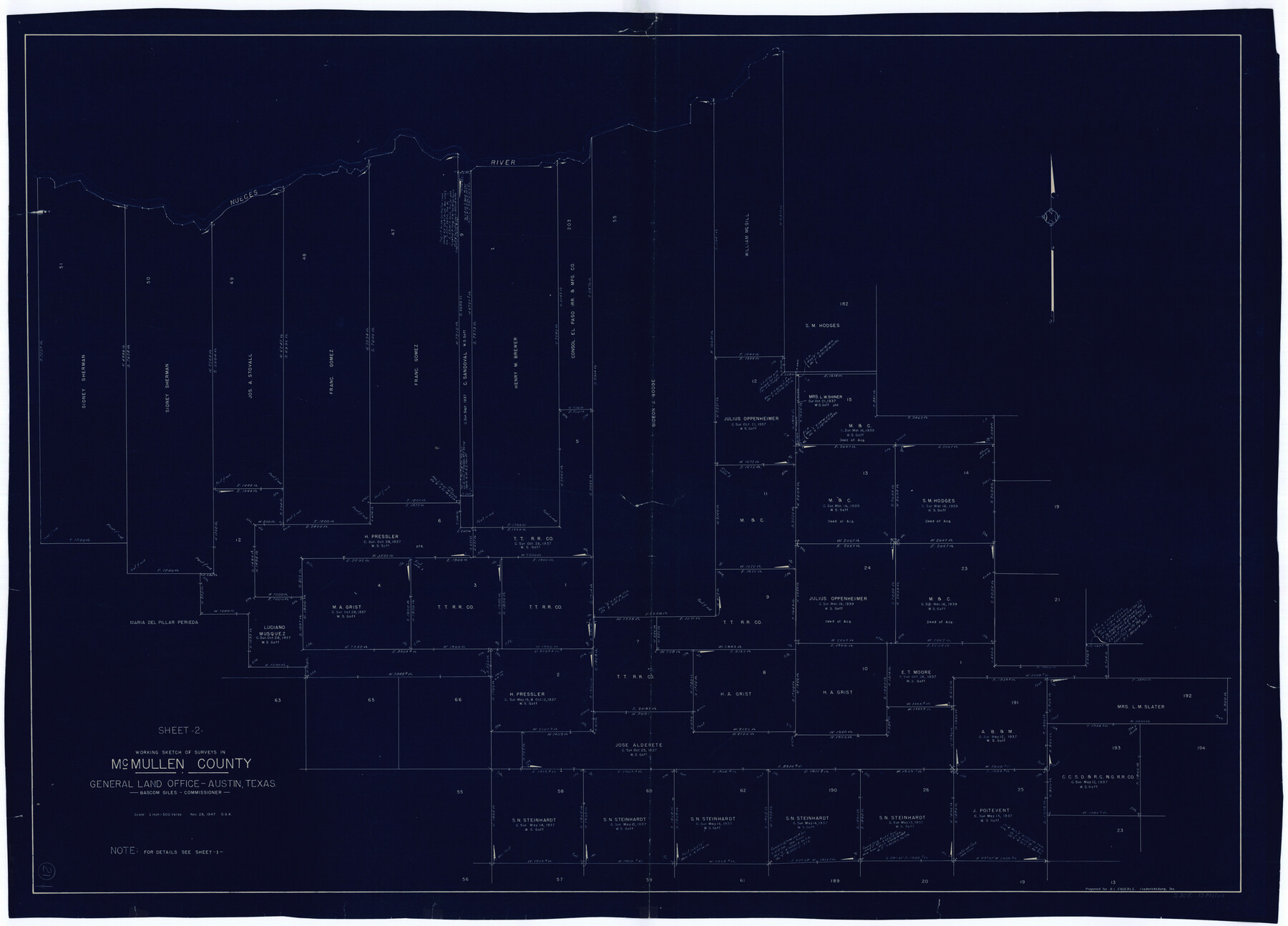 70722, McMullen County Working Sketch 21, General Map Collection