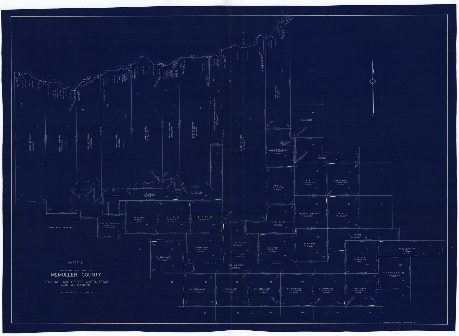 70723, McMullen County Working Sketch 22, General Map Collection