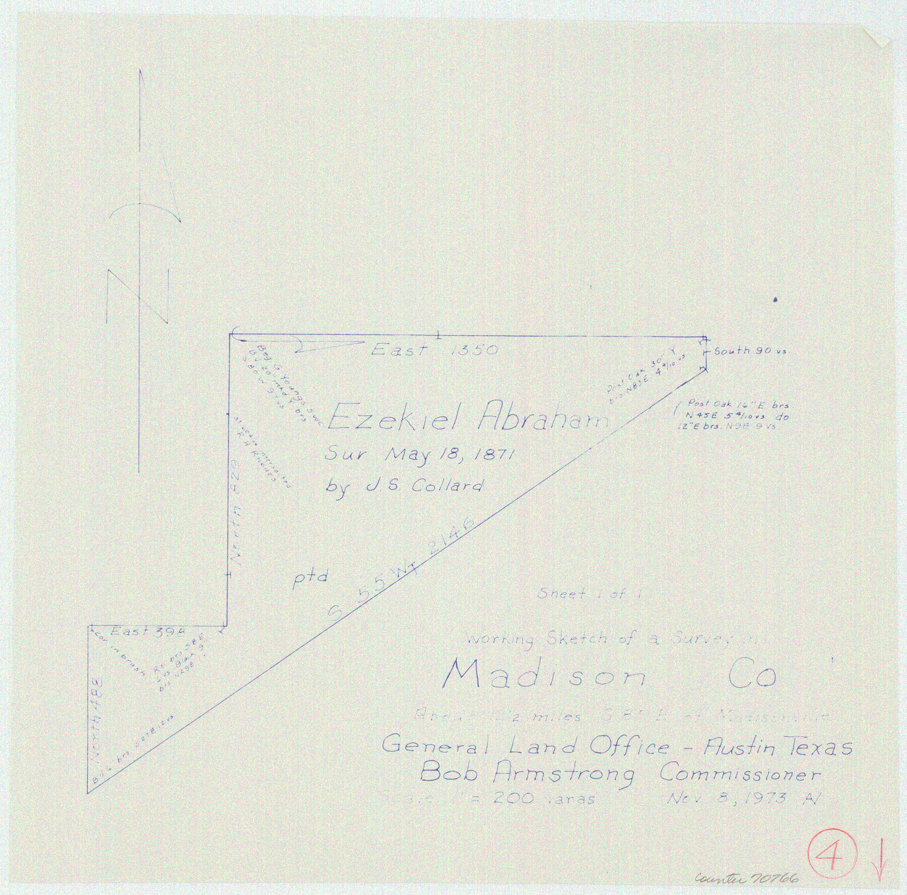 70766, Madison County Working Sketch 4, General Map Collection