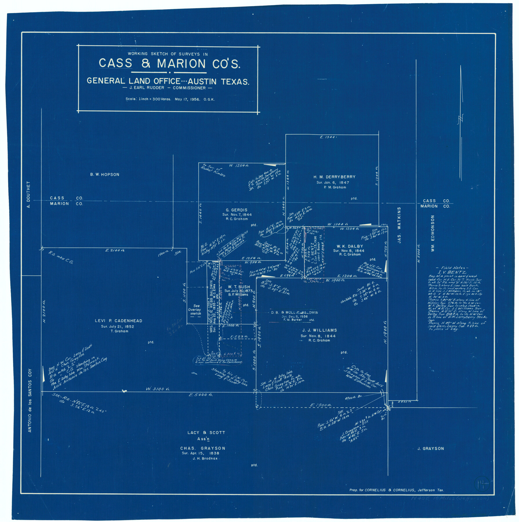 70790, Marion County Working Sketch 14, General Map Collection