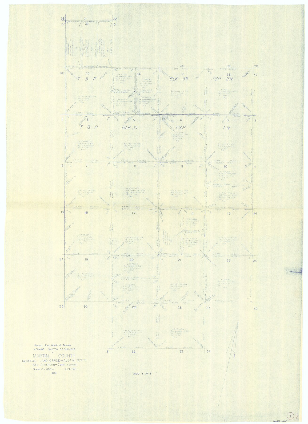70825, Martin County Working Sketch 7, General Map Collection