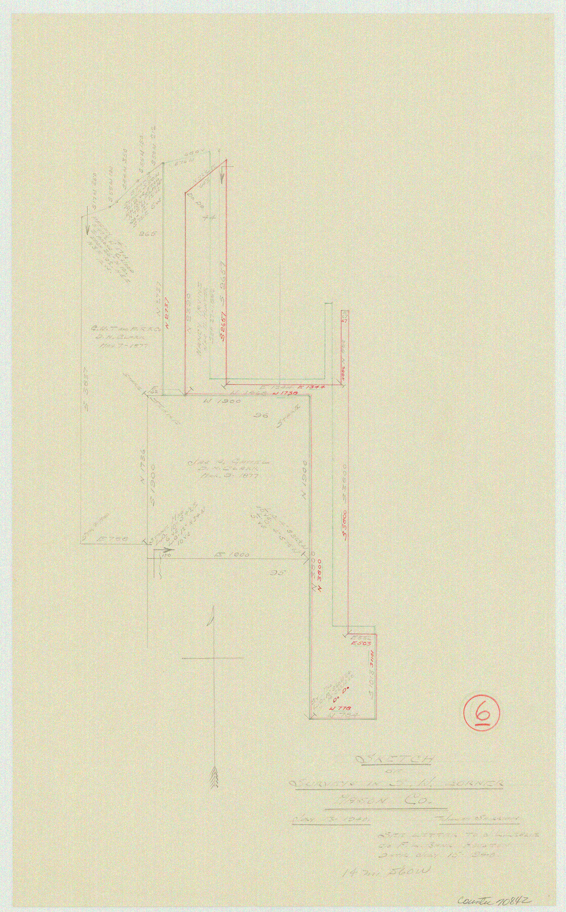 70842, Mason County Working Sketch 6, General Map Collection