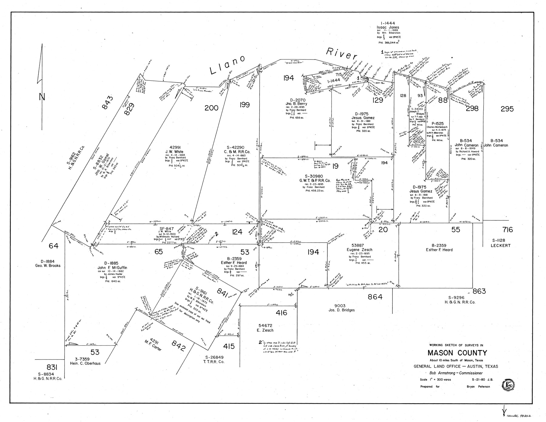 70852, Mason County Working Sketch 16, General Map Collection