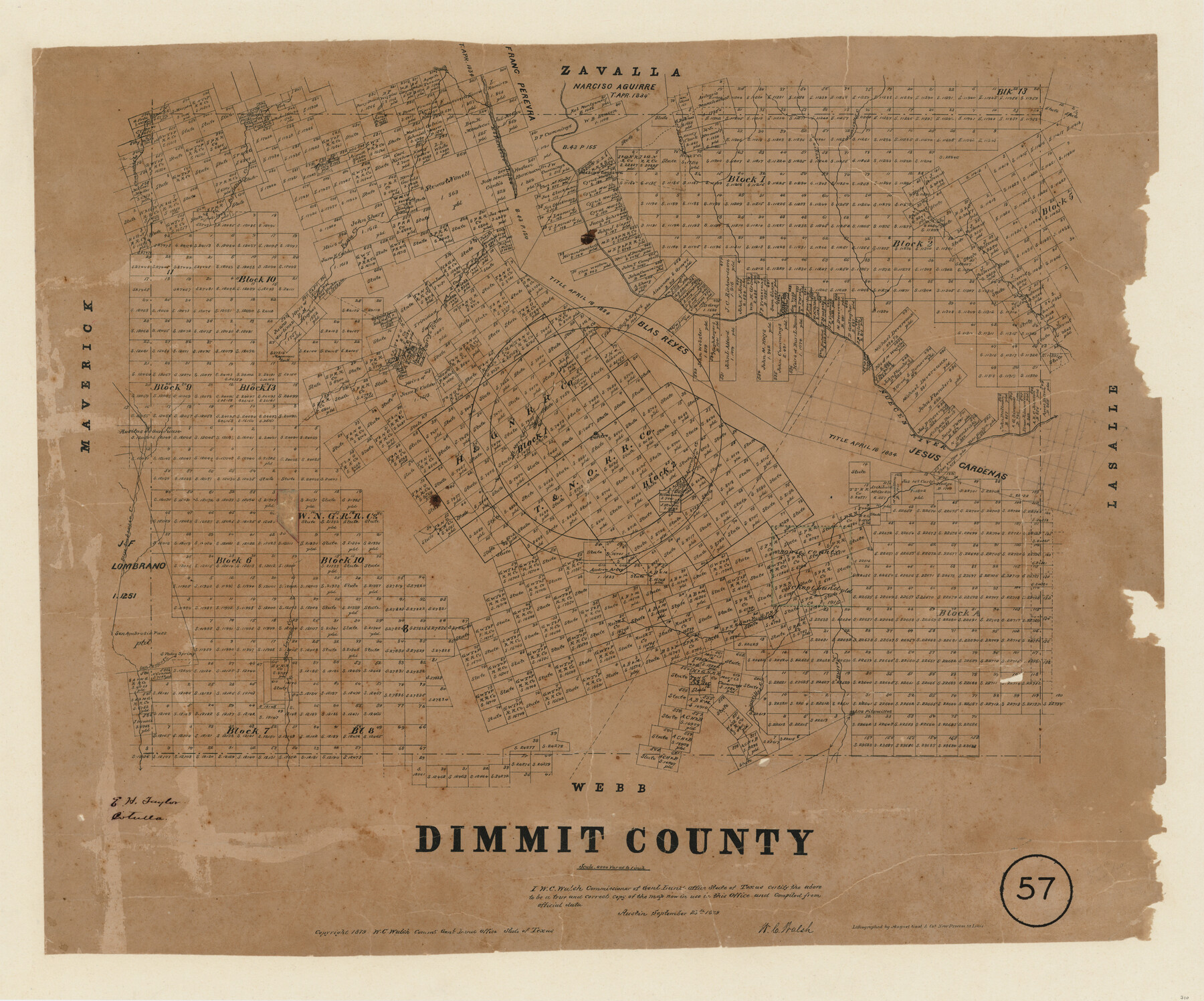 710, Dimmit County, Texas, Maddox Collection