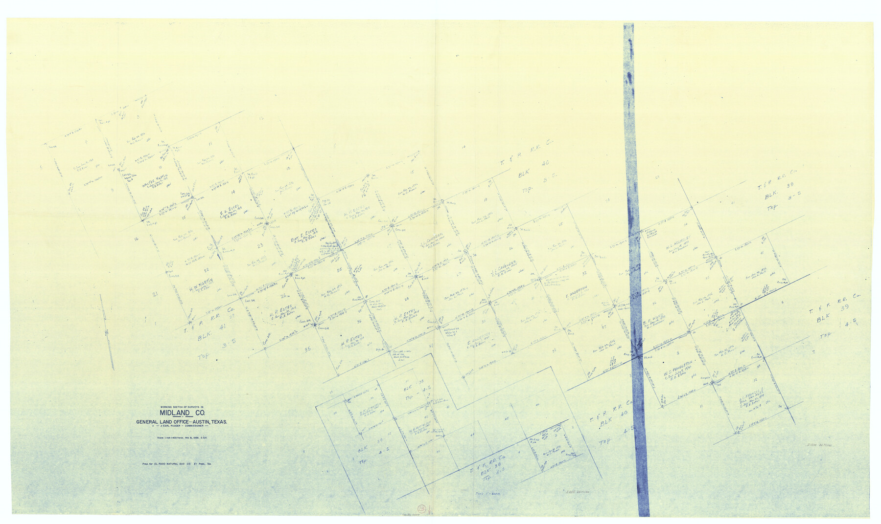 71004, Midland County Working Sketch 23, General Map Collection