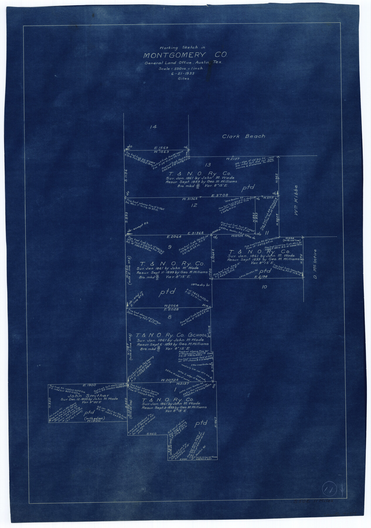 71118, Montgomery County Working Sketch 11, General Map Collection