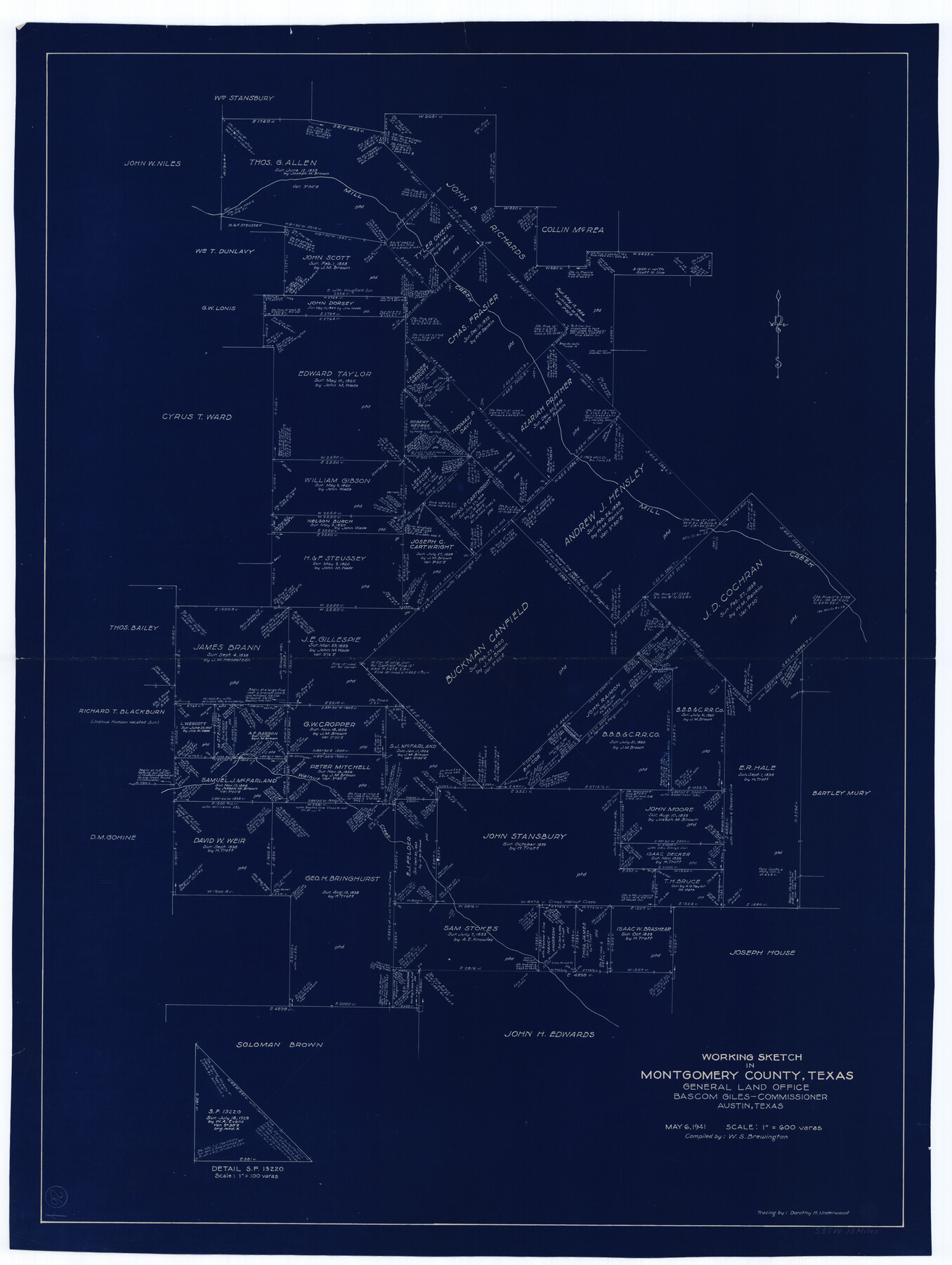 71133, Montgomery County Working Sketch 26, General Map Collection